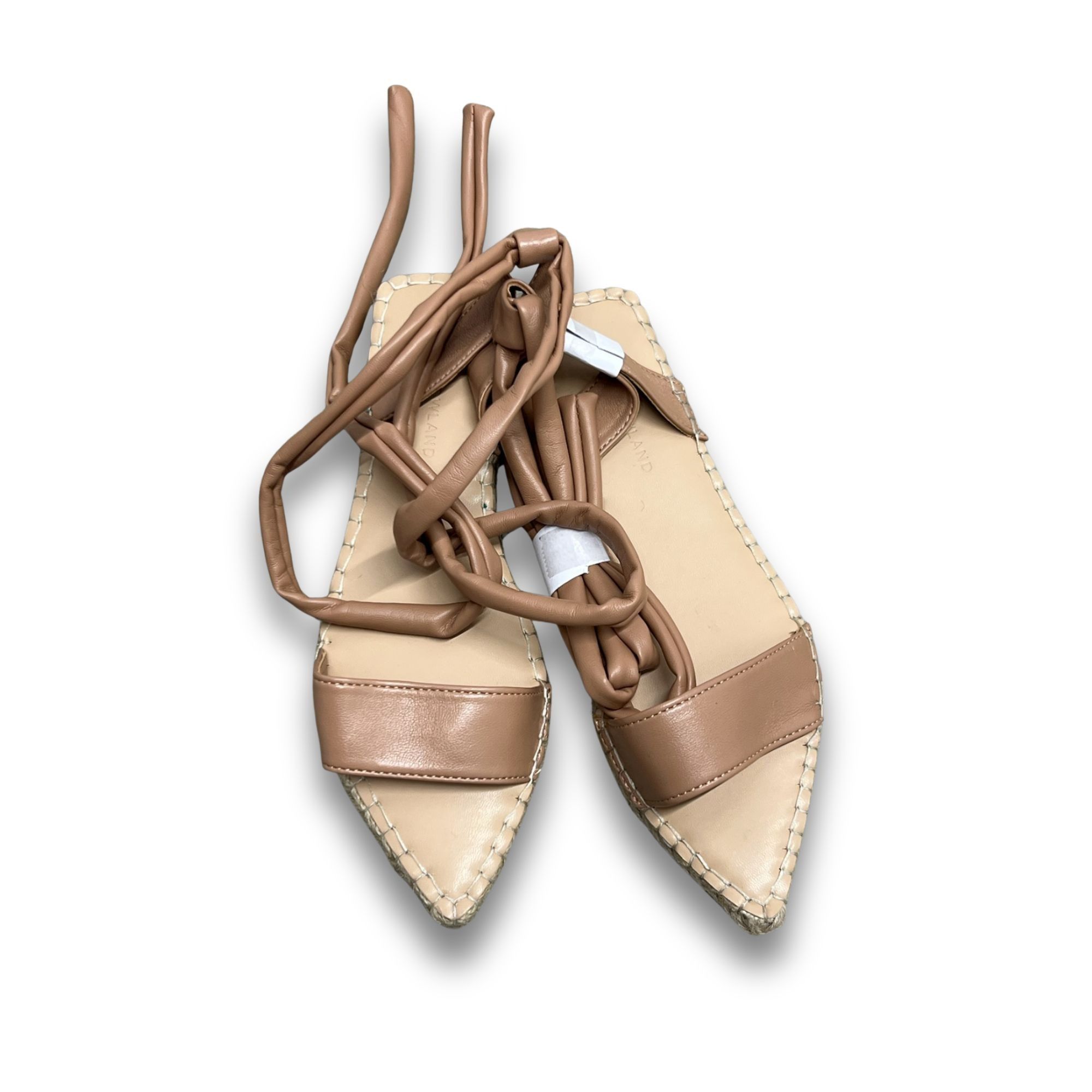 Other Just Fab x Kelly Rowland Flat Sandals Beige Size 7 Espadrill Size US 7 / IT 37 - 2 Thumbnail