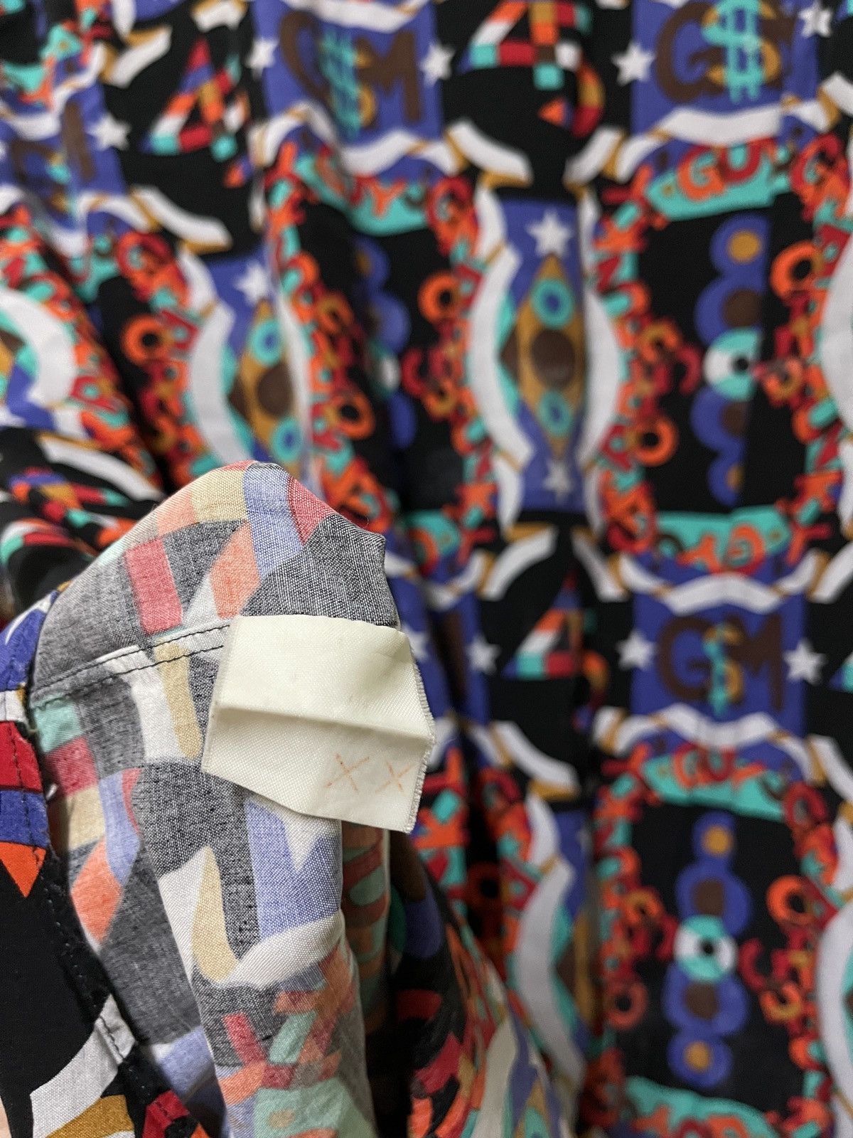 Japanese Brand × Vintage Grass Mens Jun Saito Full Print Shirt Size US L / EU 52-54 / 3 - 16 Thumbnail