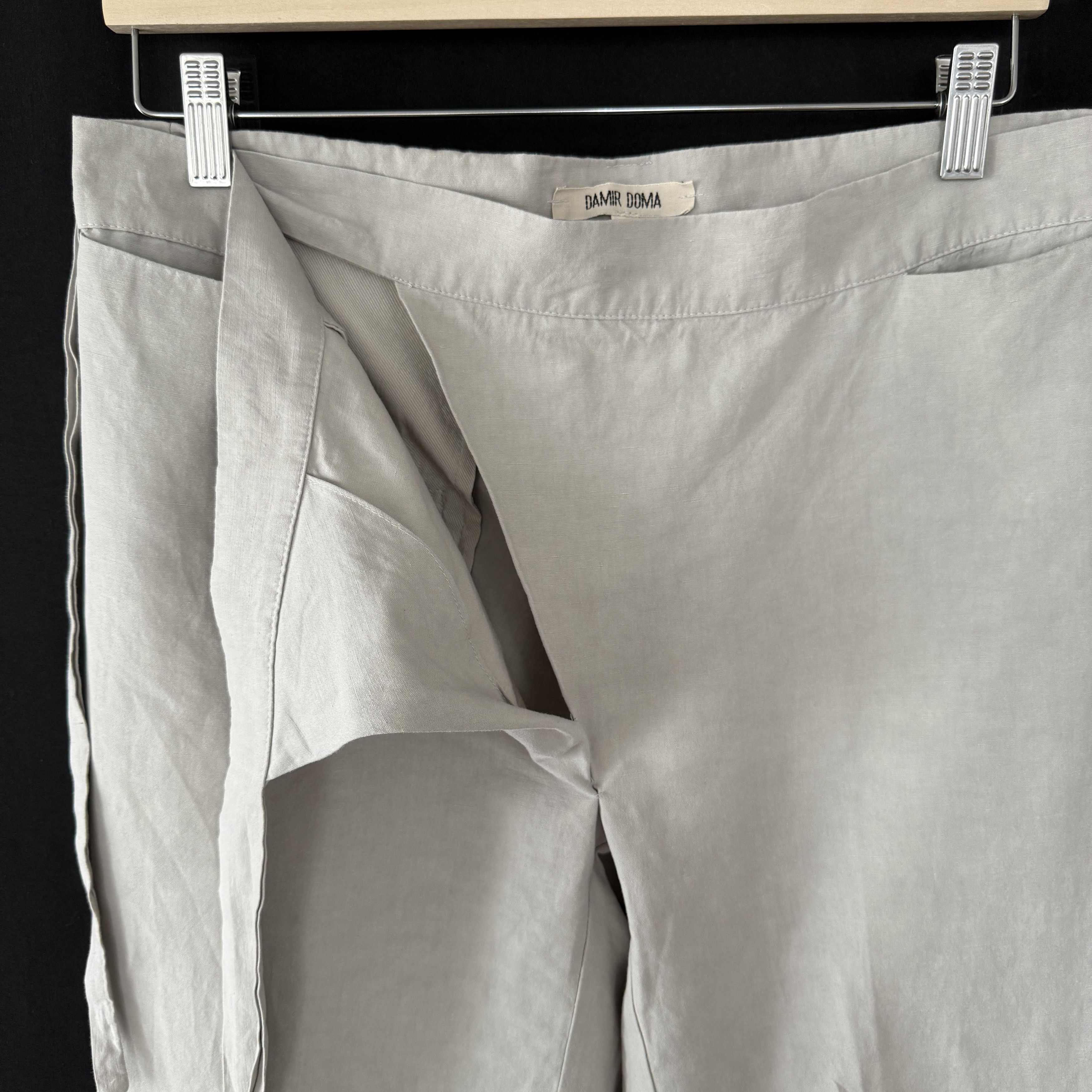 Damir Doma DAMIR DOMA Linen/Cotton Pants size 38 IT Size 26" / US 2 / IT 38 - 3 Thumbnail