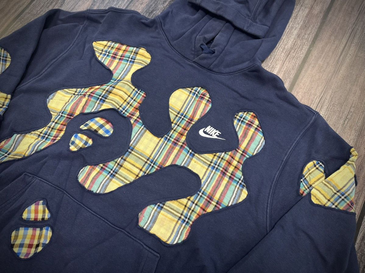 Nike Nike Custom Hoodie Vintage 90s Y2K Reworked Size US XL / EU 56 / 4 - 2 Thumbnail