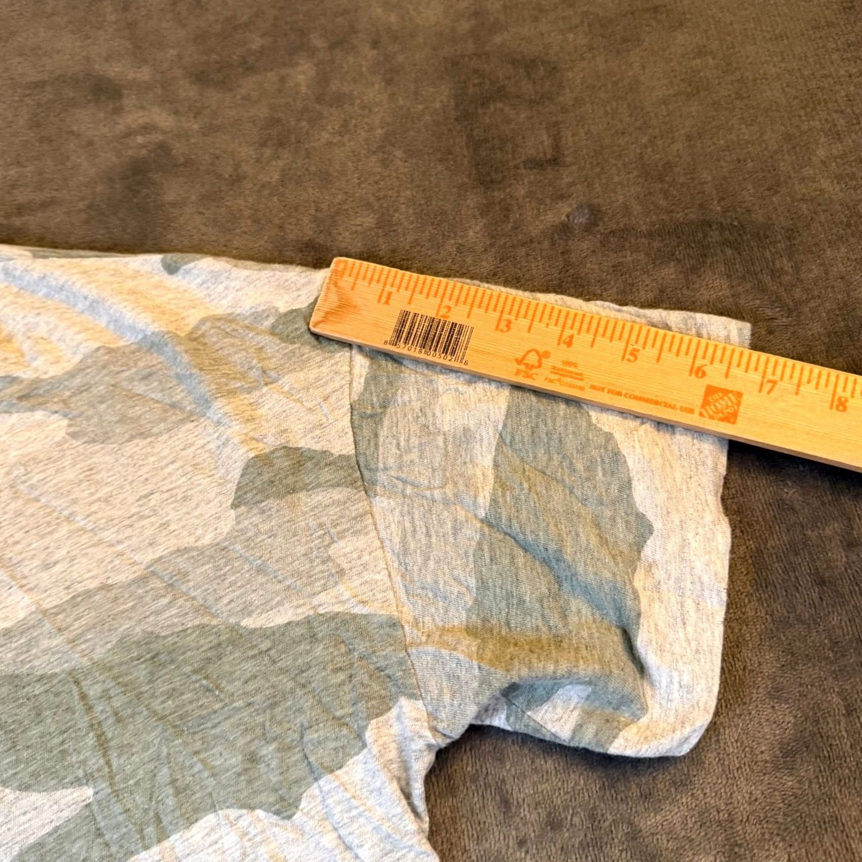 Vintage Aerie Camouflage T Shirt Womens Large Gray Relaxed Fit Short Sleeve Oversized Size L / US 10 / IT 46 - 6 Thumbnail