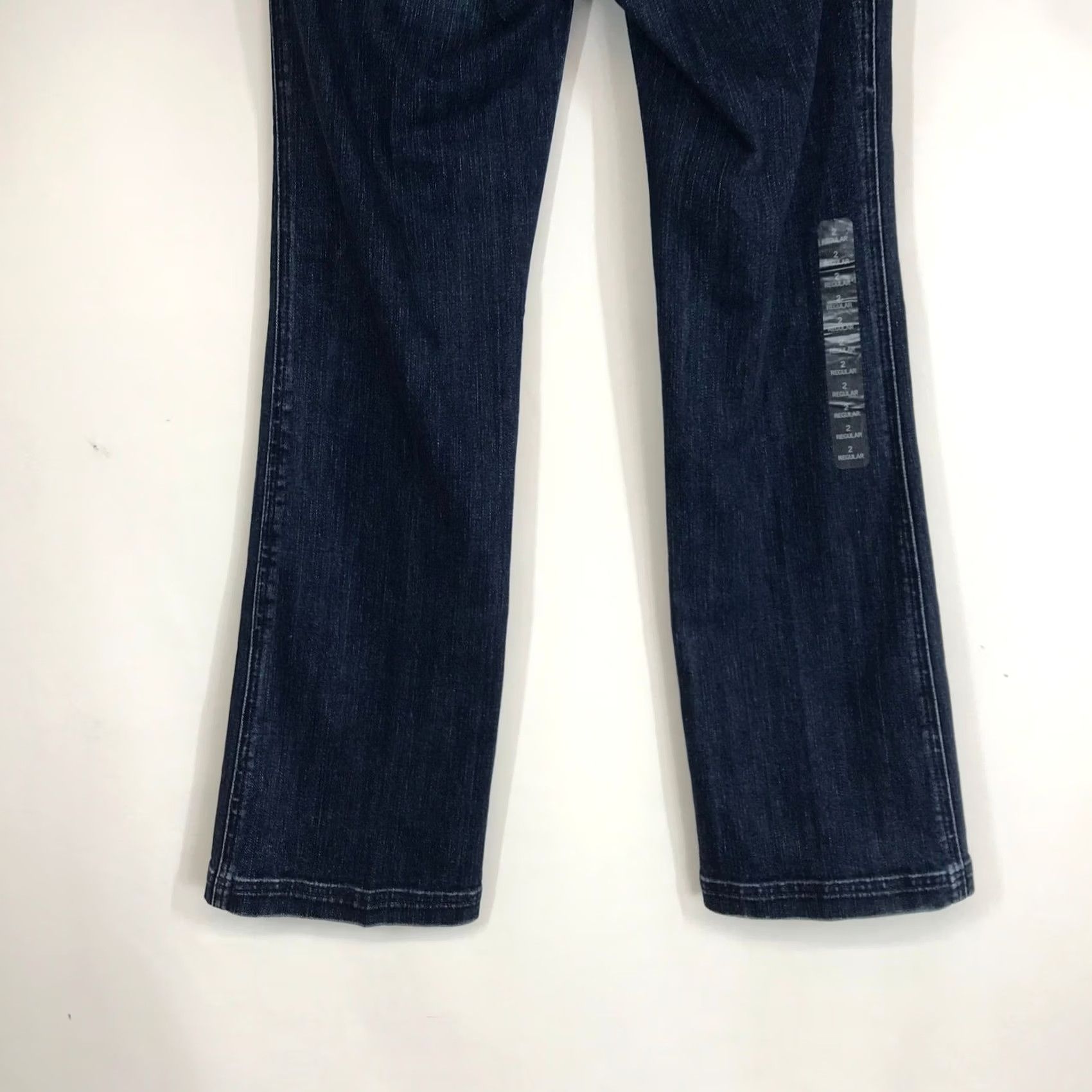 Gap GAP Jeans Bootcut Dark Wash 2R Women Ultra Low Rise Stretch Denim Trousers Pants Size 26" / US 2 / IT 38 - 6 Thumbnail