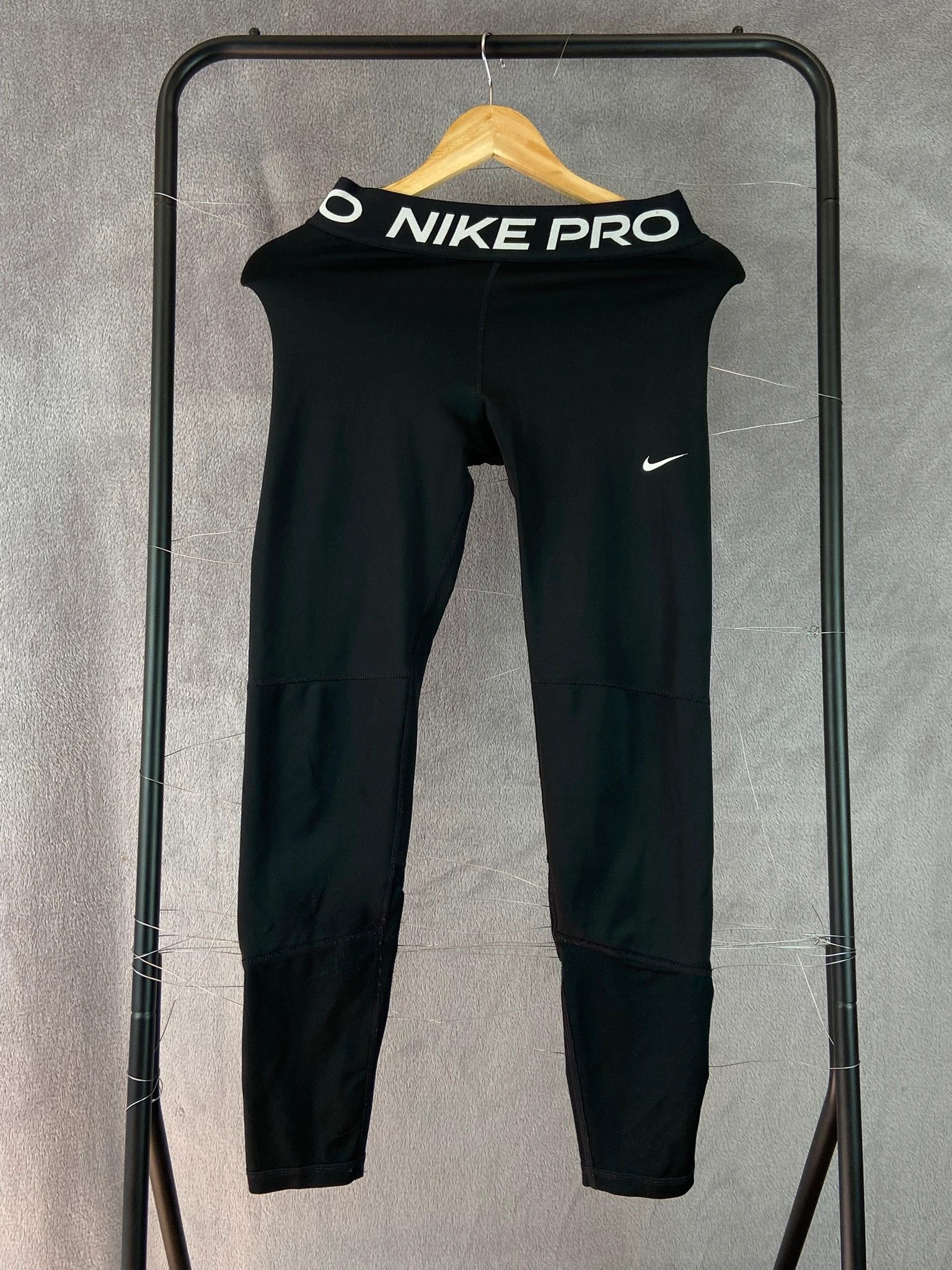 Nike Pants Nike Pro Black Vintage Streetwear Y2K High End Size 32" / US 10 / IT 46 - 1 Thumbnail