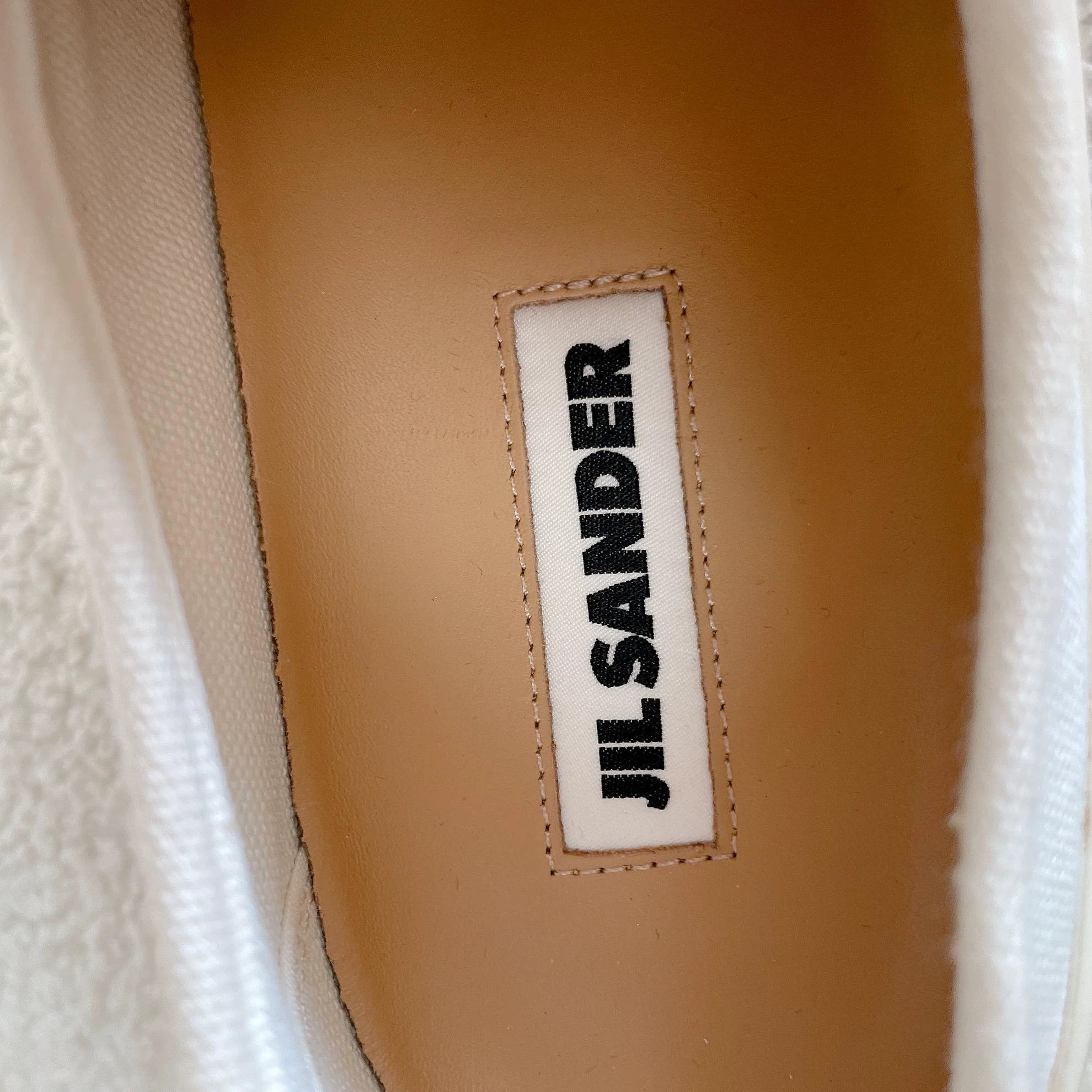 Jil Sander Jil Sander White Cracker Platform Shoes 37 7281 Size US 6 / IT 36 - 6 Thumbnail