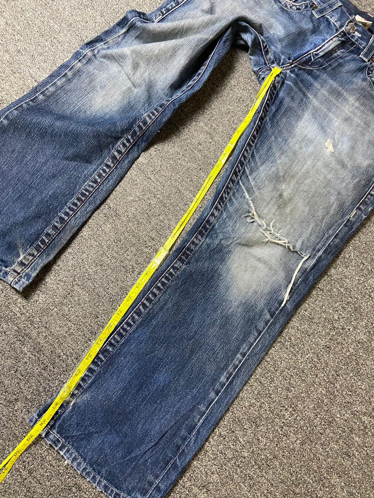 True Religion × Vintage Vintage True Religion Distressed Denim Jeans (123) Size US 34 / EU 50 - 7 Thumbnail