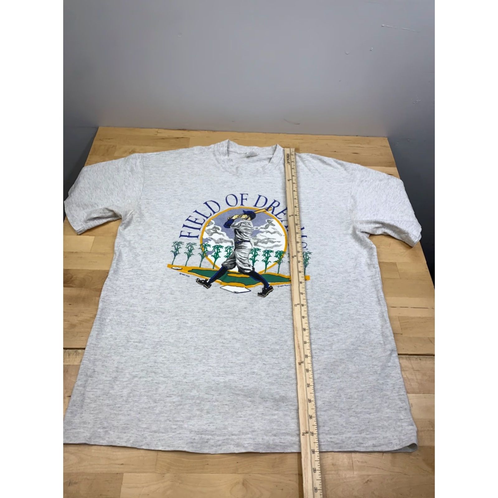 Vintage VINTAGE Field of Dreams Promo Shirt Mens XL Gray Movie T-Shirt Size US XL / EU 56 / 4 - 6 Thumbnail