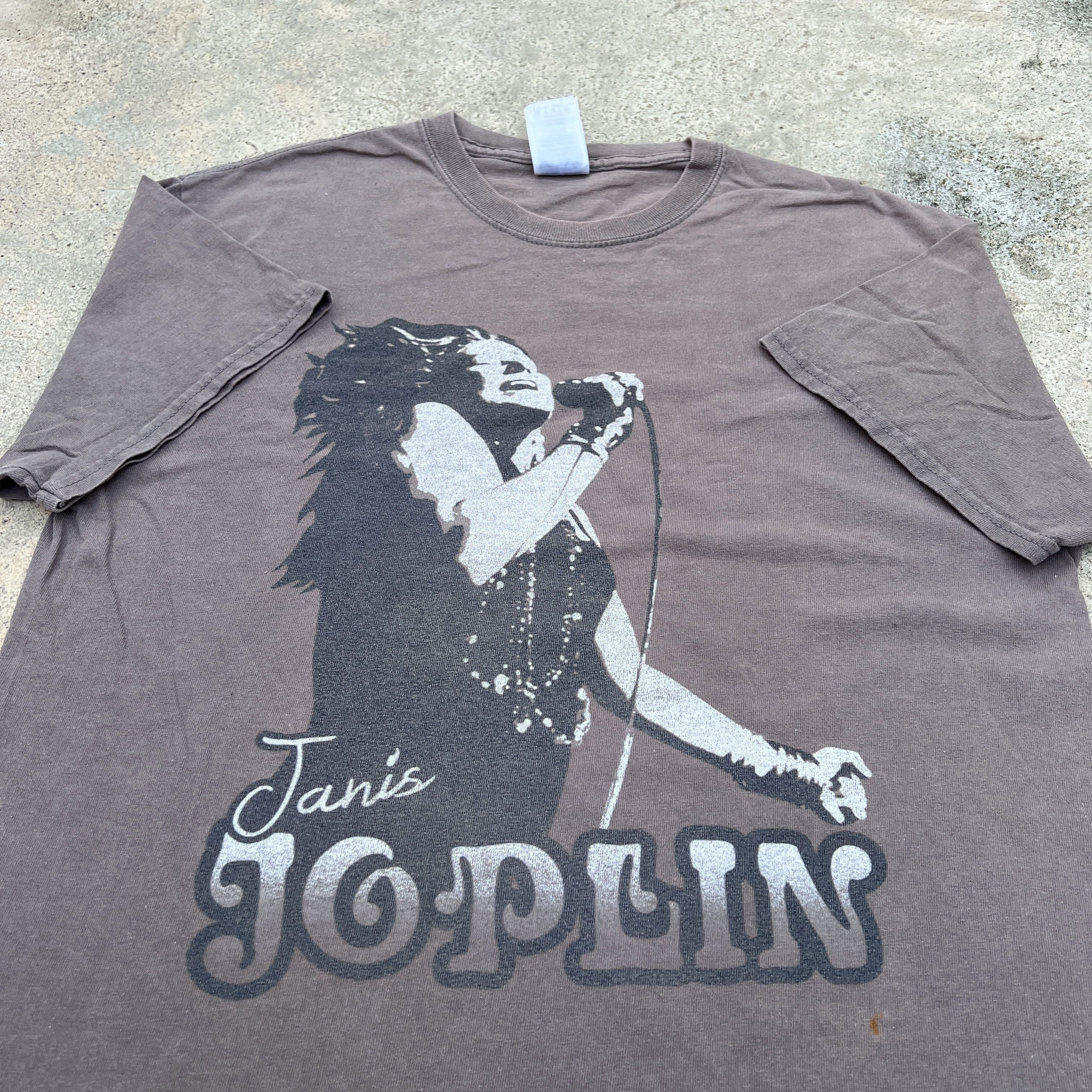 Band Tees × Vintage Vintage Y2K Janis Joplin Promo Tee Faded soul Psychedelic Size US M / EU 48-50 / 2 - 2 Thumbnail