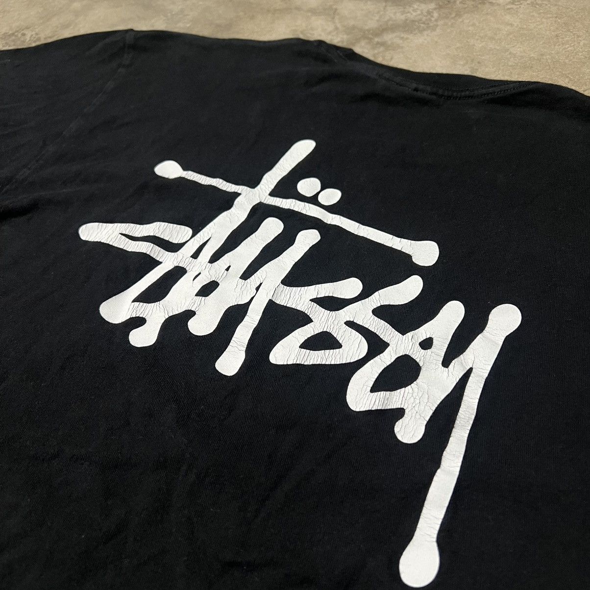Hypebeast × Stussy Stussy Classic Logo Graphic T-Shirt Size US M / EU 48-50 / 2 - 2 Thumbnail