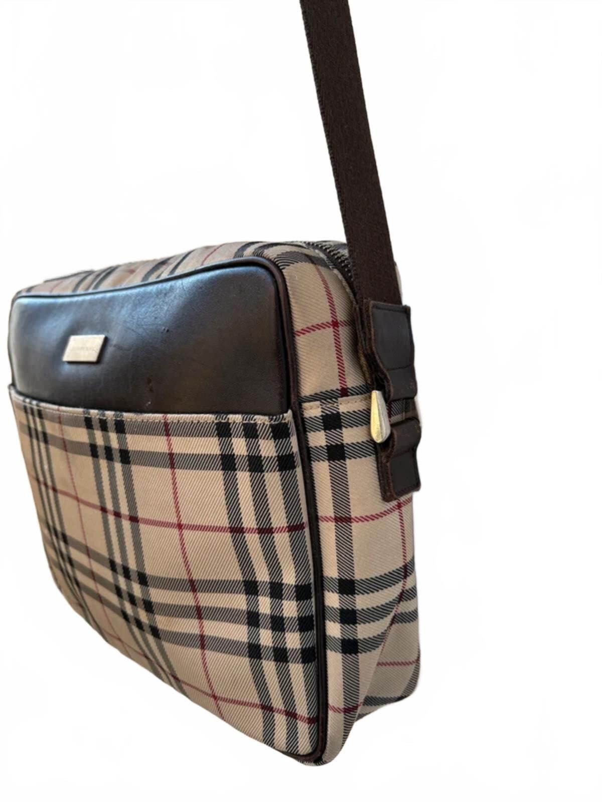 Burberry Burberry Check Horizontal Crossbody Messenger Bag Size ONE SIZE - 5 Thumbnail