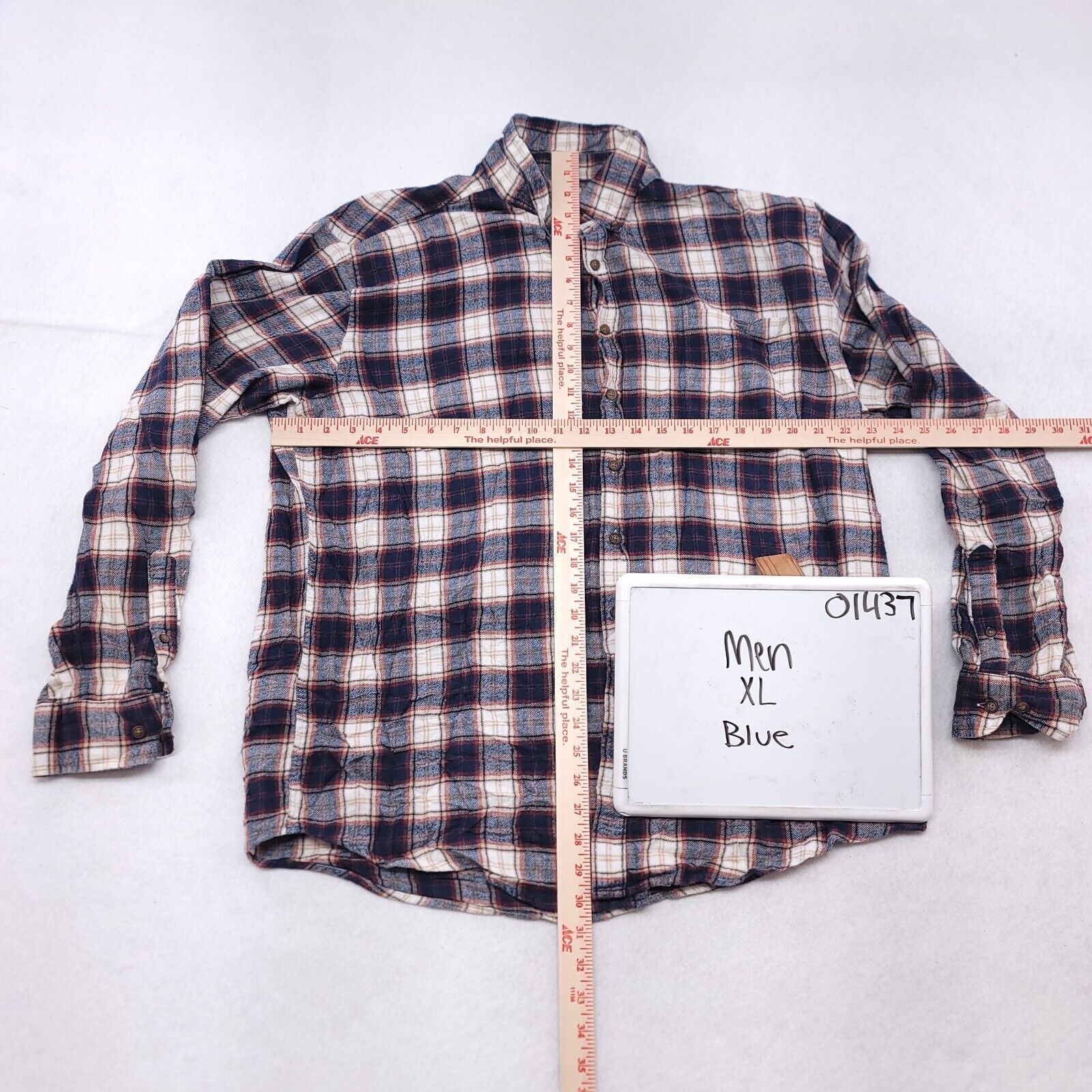 Croft & Barrow Croft & Barrow Button Up Shirt Mens Size Extra Large XL Blue Size US XL / EU 56 / 4 - 6 Thumbnail