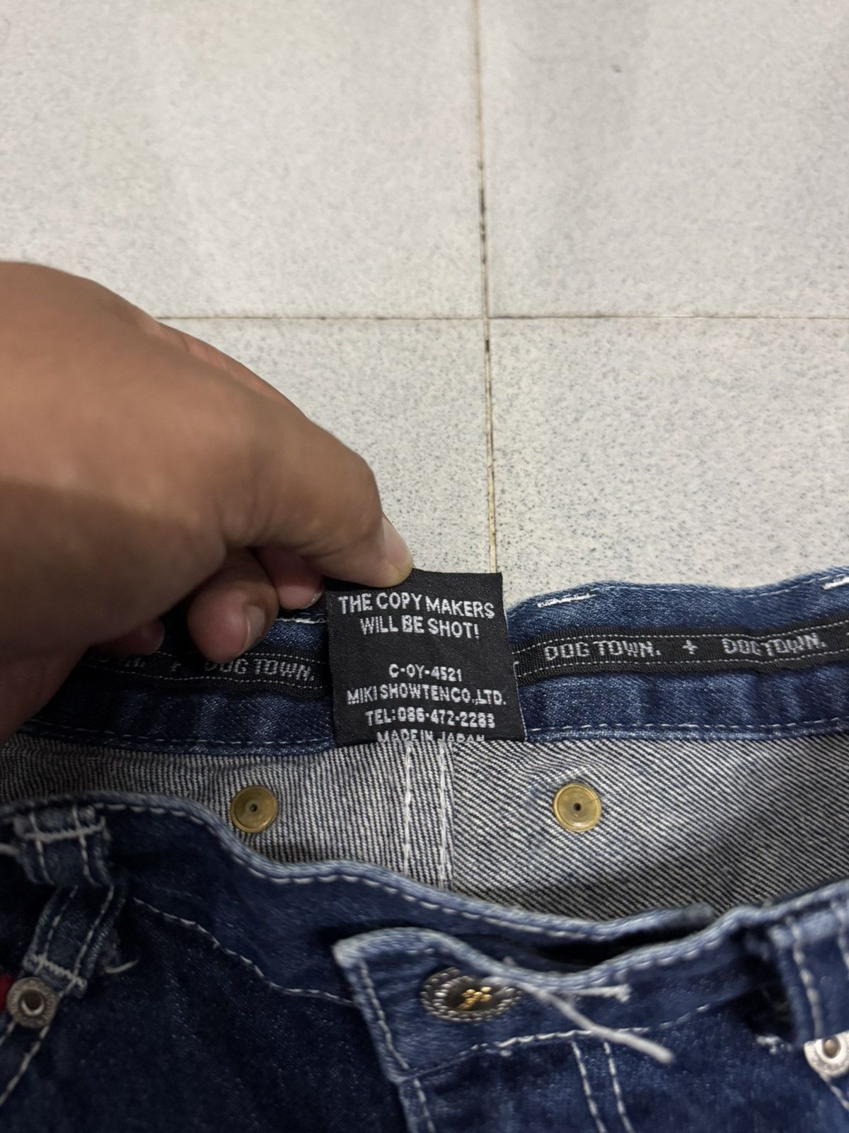 Dogtown Vintage Dogtown Skateboard Baggy Cargo Denim Jeans Size US 28 / EU 44 - 11 Thumbnail