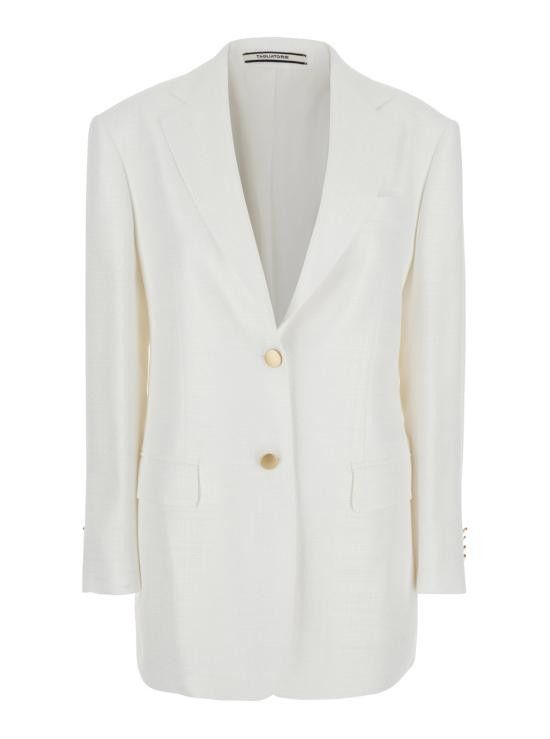 Tagliatore TAGLIATORE Women Suit Jackets CECILY12B340304EX904 White Size XS / US 0-2 / IT 36-38 - 1 Thumbnail