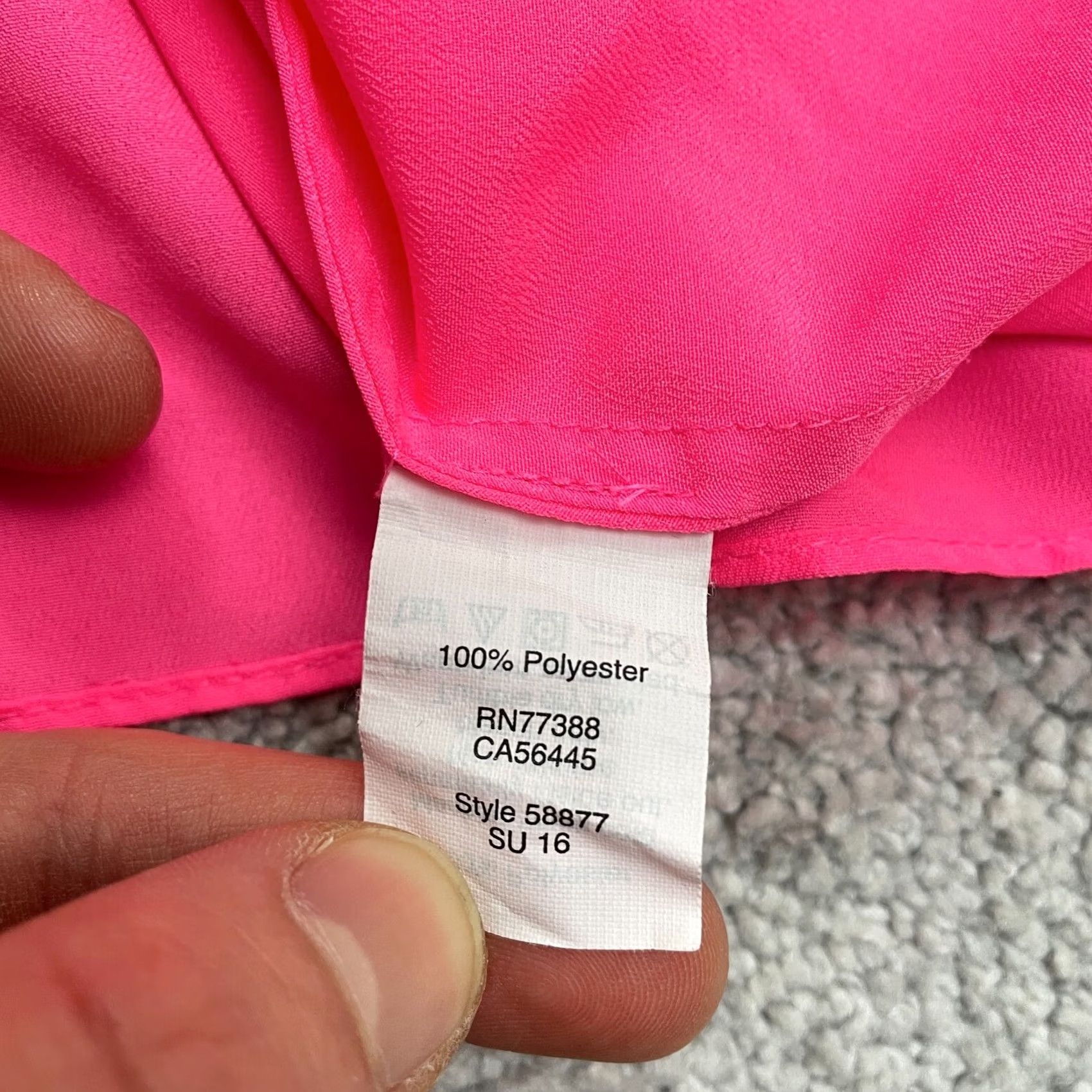 J.Crew J.Crew Camisole Tank Top Womens 00 Pink Halter Racerback Polyester Casual Beach Size XXS / US 00 / IT 34 - 5 Thumbnail