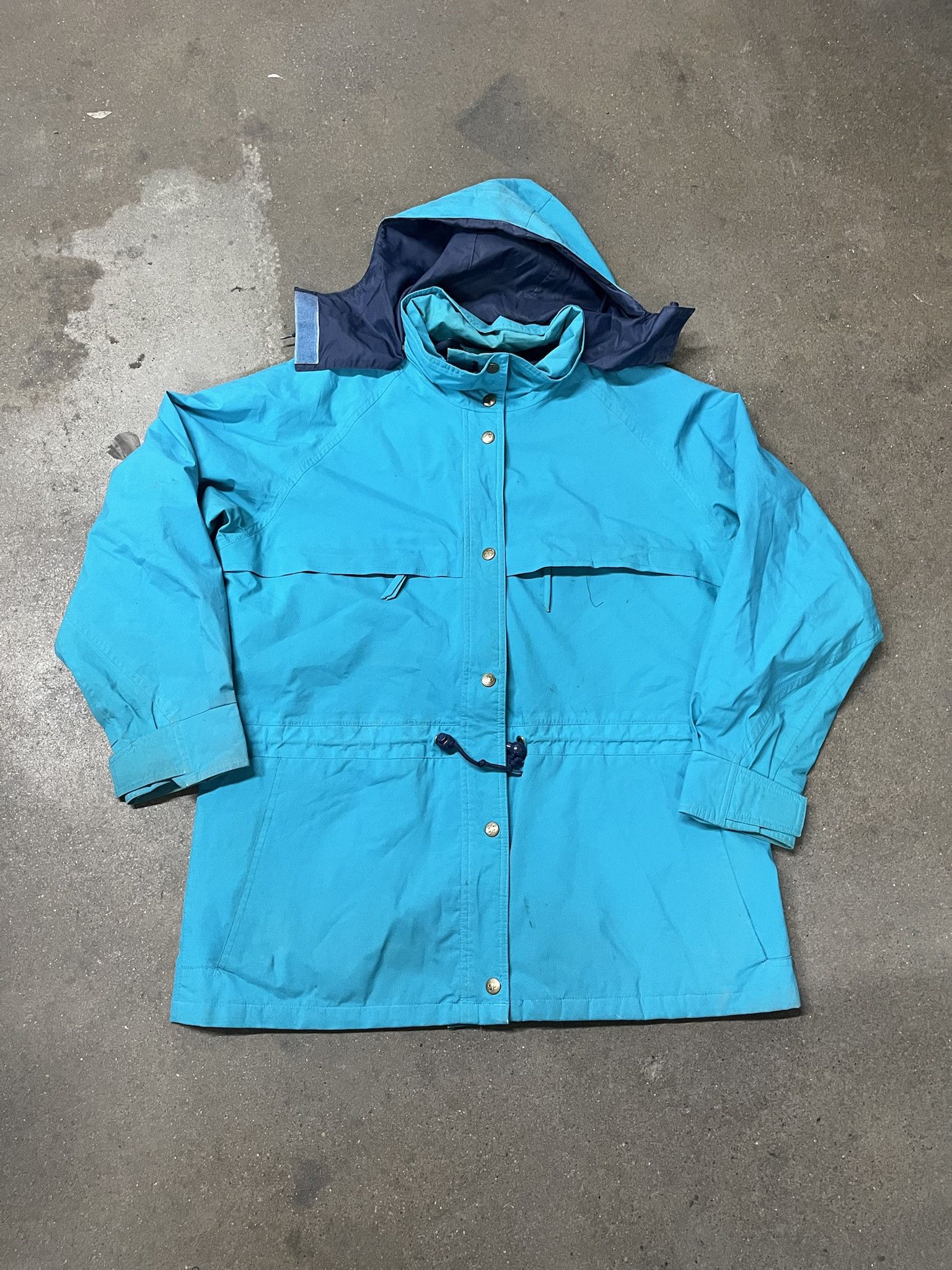 Eddie Bauer × Vintage Vintage 2000s Eddie Bauer Teal Windbreaker Ski jacket Size L Size US L / EU 52-54 / 3 - 1 Thumbnail