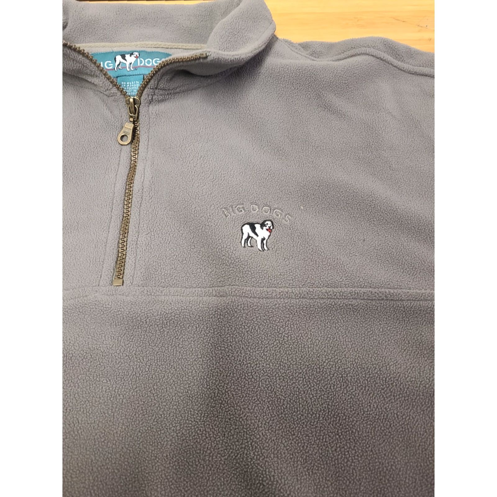 Big Dogs VINTAGE Big Dogs 1/4 Zip Sweater Sweatshirt Pullover Men XL Gray 90s Sweatshirt Pullover Casual Logo Crew Neck Long Sleeve Size US XL / EU 56 / 4 - 4 Thumbnail