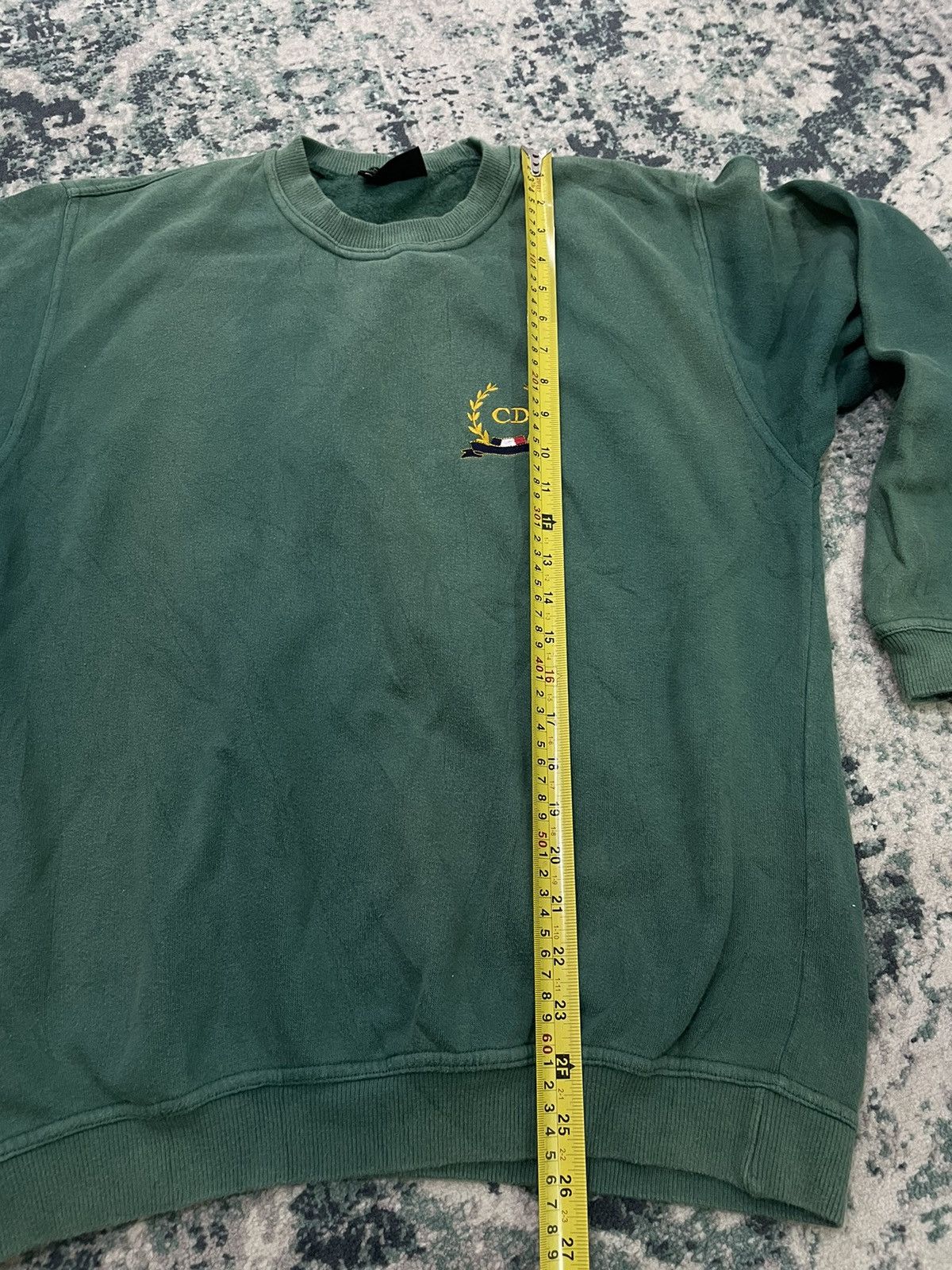 Christian Dior Monsieur × Vintage Vintage Christian Dior CD Spellout Sweatshirt Size US L / EU 52-54 / 3 - 13 Thumbnail