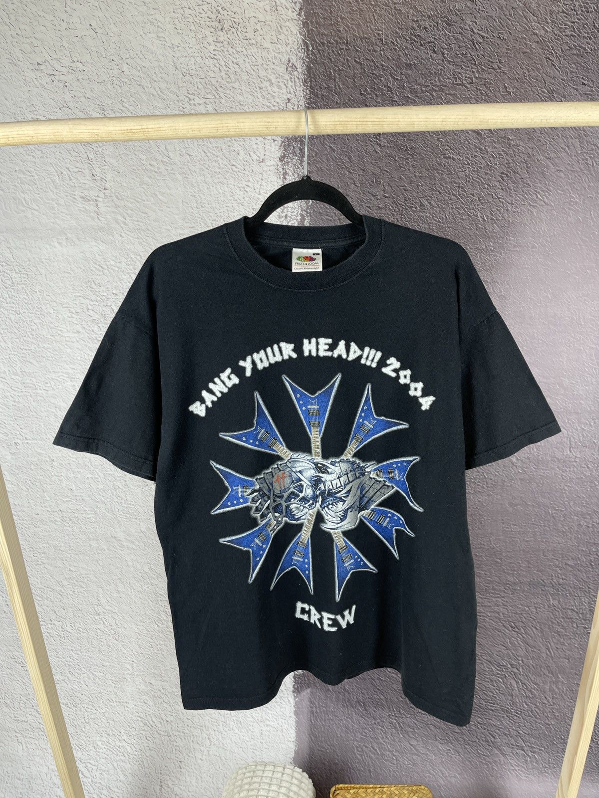Band Tees BANG YOUR HEAD 2004 CREW Metal Shirt FotL Iced Earth Anthrax Size US L / EU 52-54 / 3 - 1 Thumbnail
