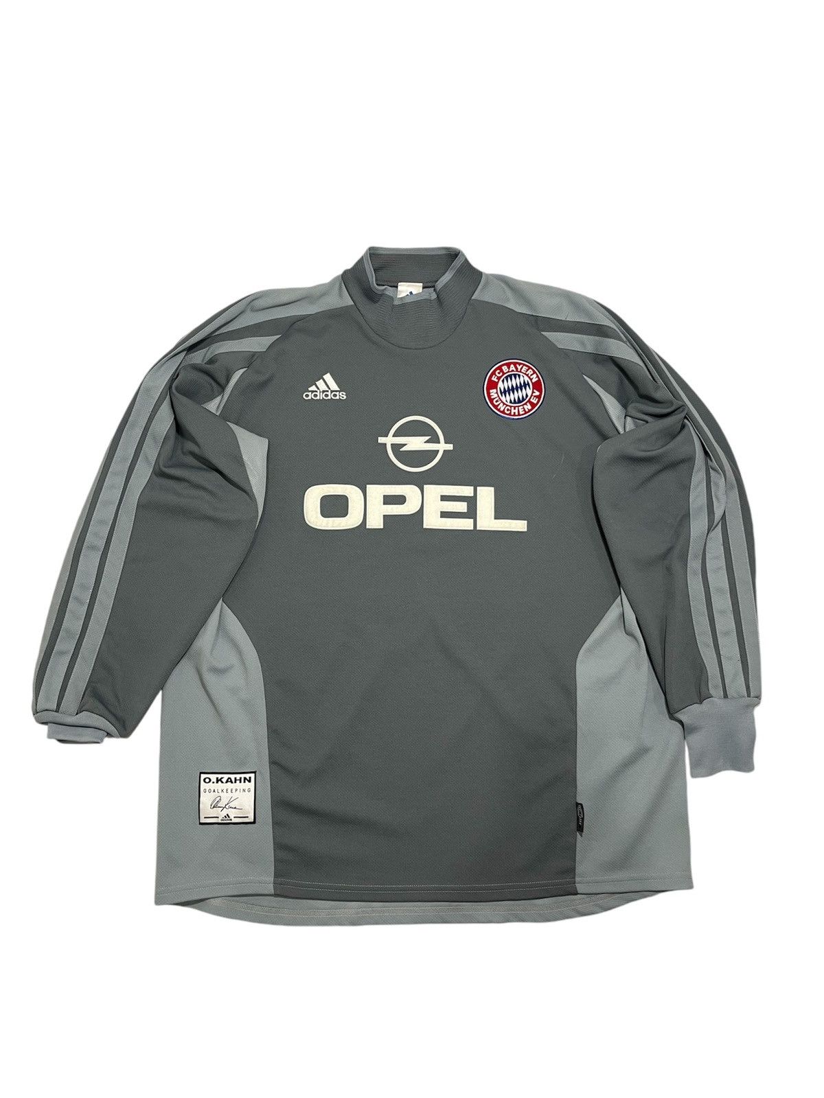 Vintage Bayern Munich Oliver Kahn 1 Soccer Jersey Opel RARE 2000’s Size US XL / EU 56 / 4 - 1 Thumbnail