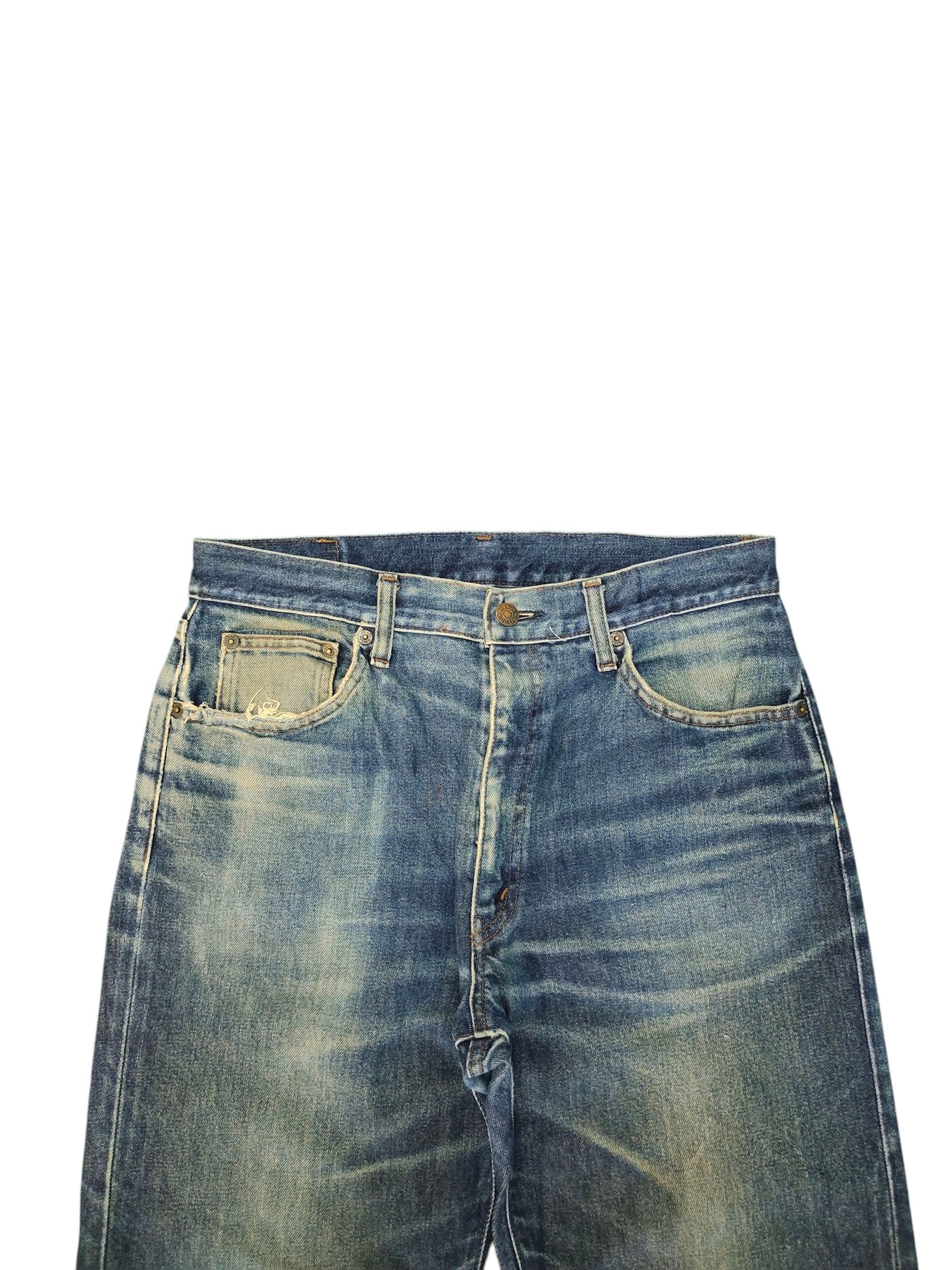 Comme des Garcons × Undercover Vintage Bobson Japan Regular Clawmark Distress Denim Jeans Size US 32 / EU 48 - 2 Thumbnail