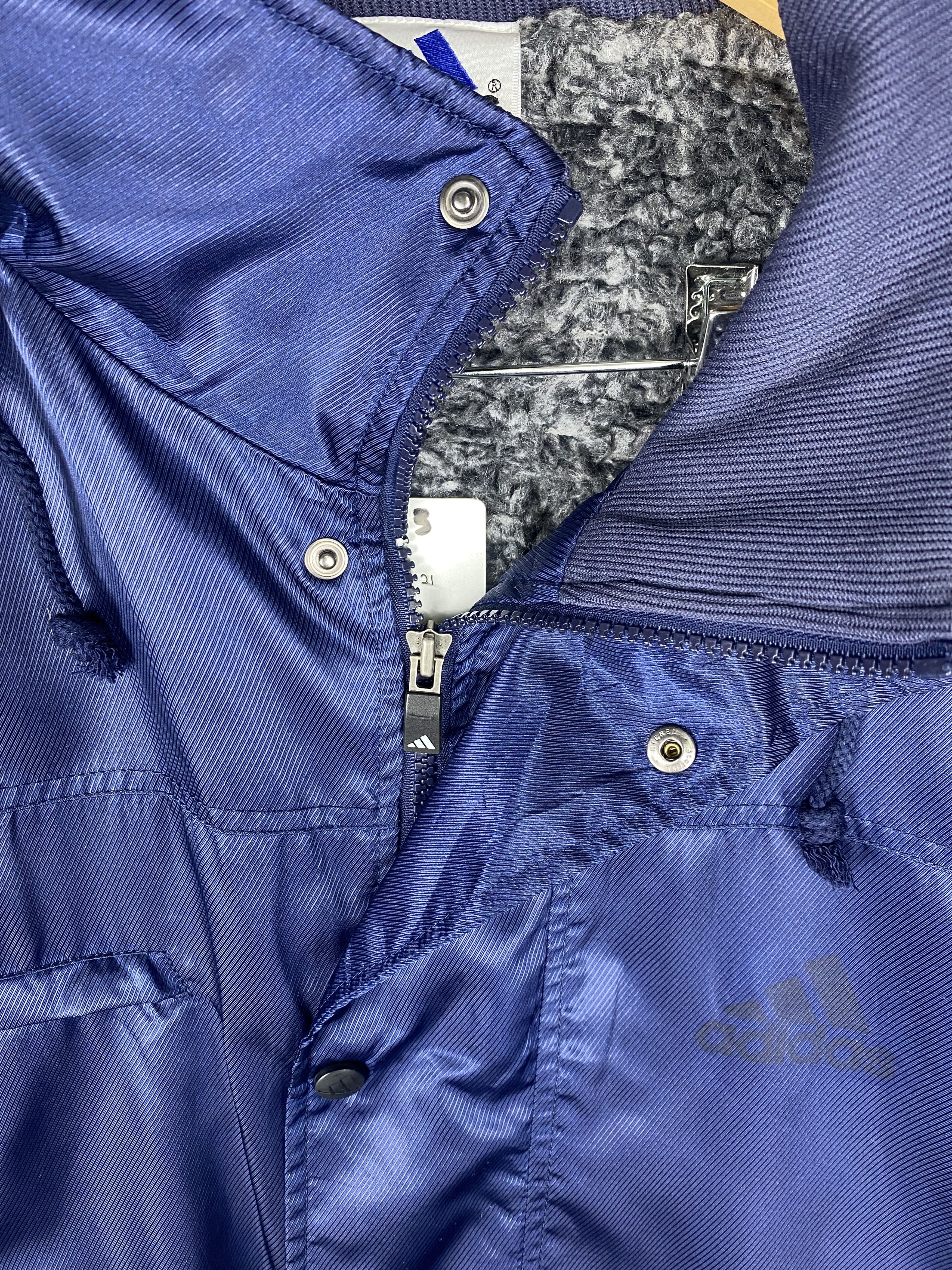 Adidas Vintage Adidas Hoodie Zip Up Fleece Lining Sportwear Jacket Size US M / EU 48-50 / 2 - 4 Thumbnail