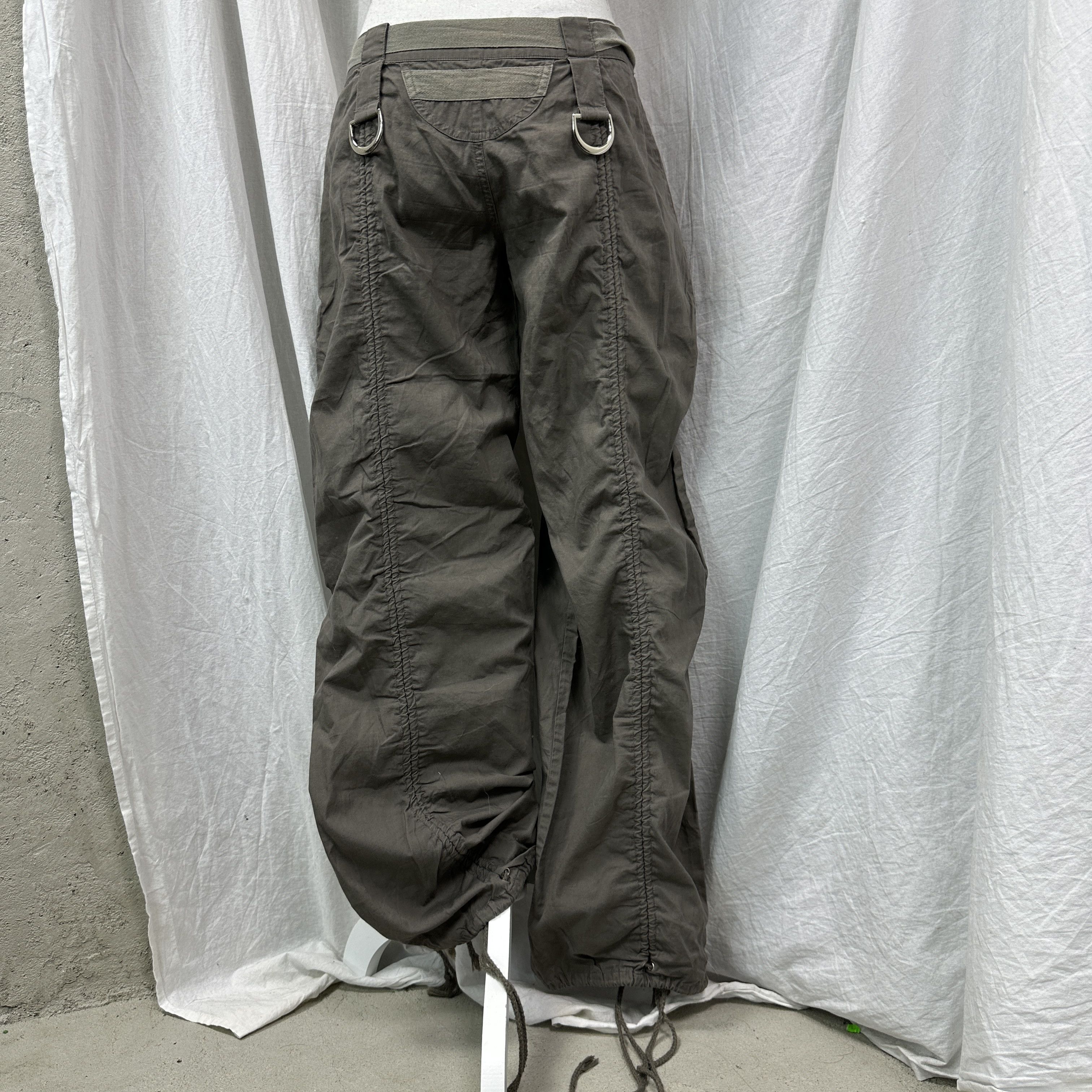 Vintage Vintage Ruched Cargo Morgan Miliatry Pants 00s Size 26" / US 2 / IT 38 - 4 Thumbnail