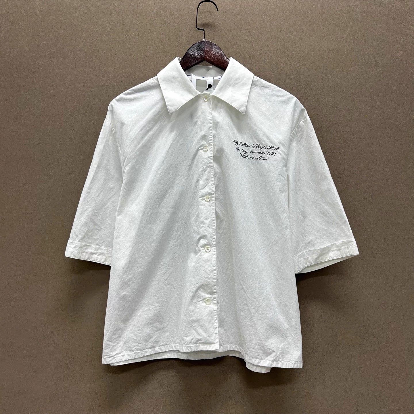 Off-White Off-White 99 New Short-Sleeve Shirt 44 Size M / US 6-8 / IT 42-44 - 1 Thumbnail