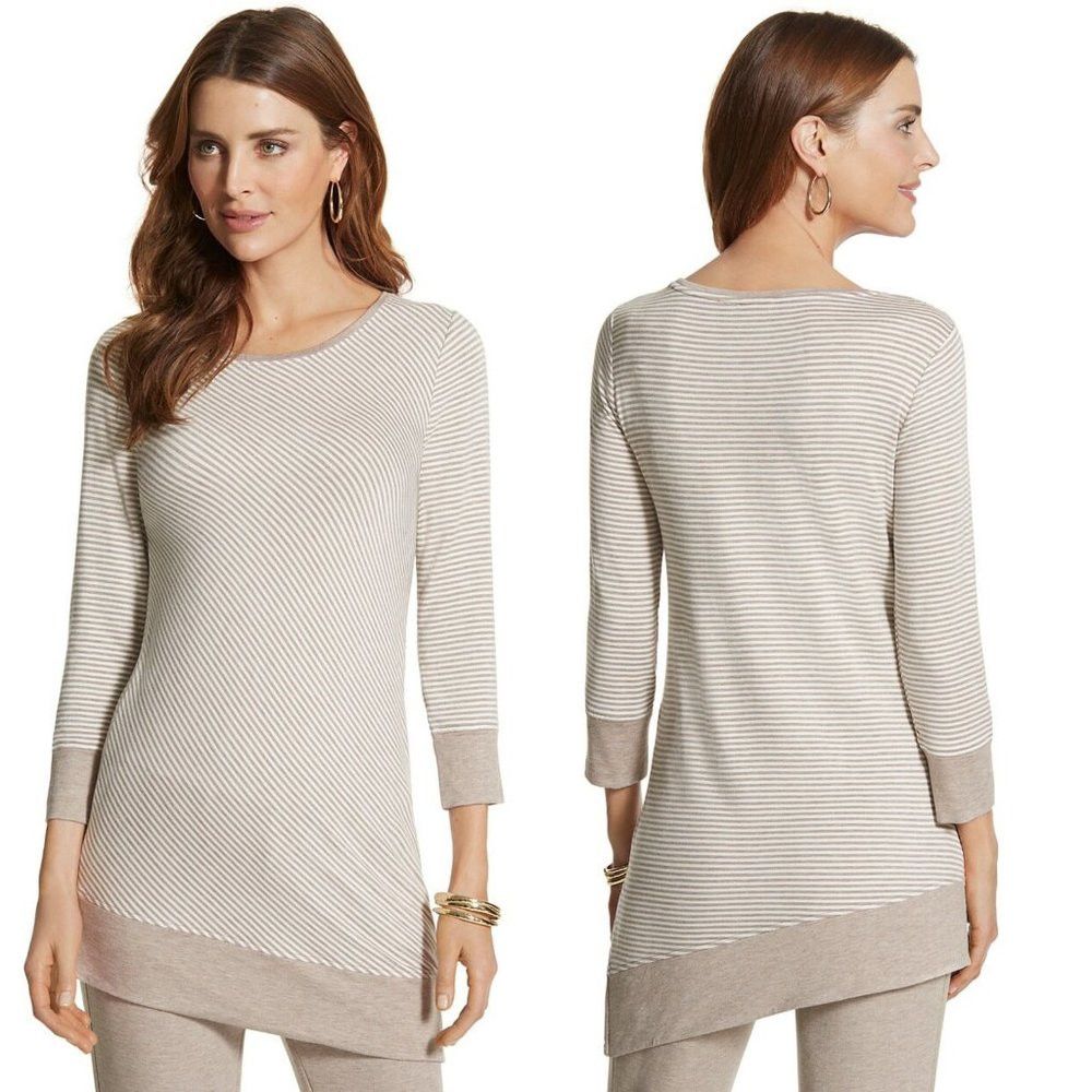 Chicos NWT New Chico's Zenergy Asymmetrical Tunic Size 3 US XL Size XL / US 12-14 / IT 48-50 - 1 Thumbnail
