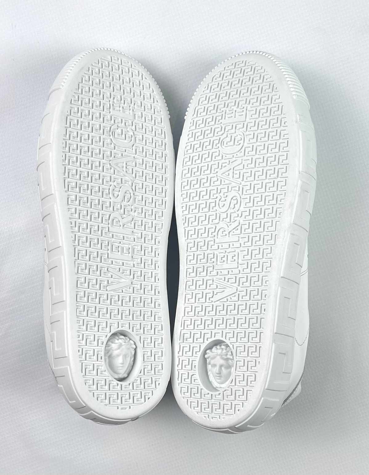 Versace Versace Greca White Leather Sneakers Men US 10 EU 43 Size US 10 / EU 43 - 7 Thumbnail