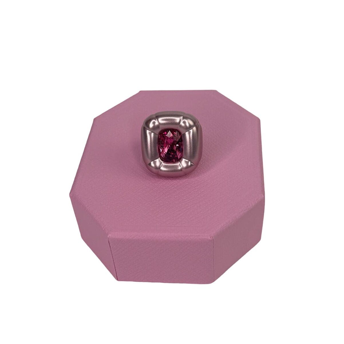 Swarovski Swarovski Dulcis cocktail ring Cushion cut, Pink 60/9 USA Size ONE SIZE - 2 Thumbnail
