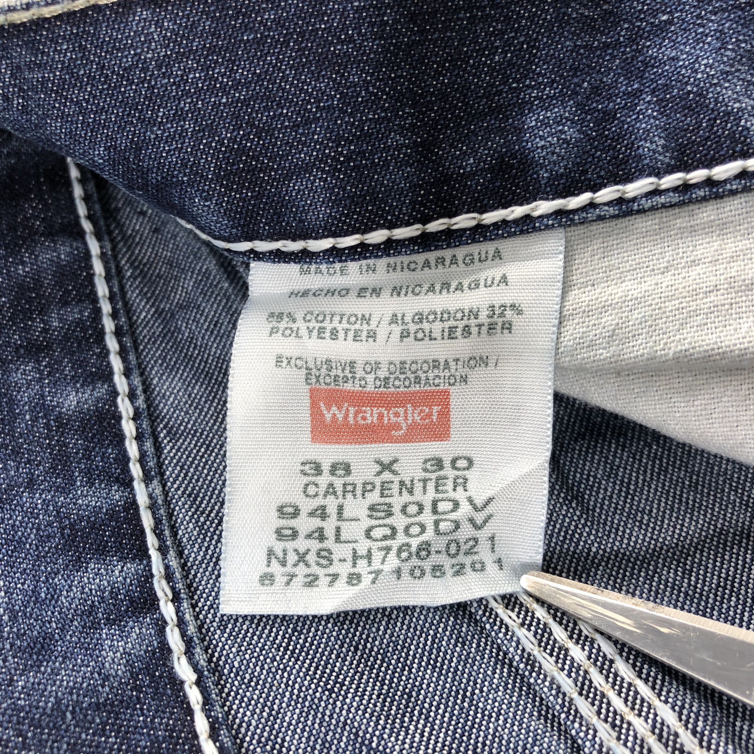 Vintage Vintage Blue Wash Wrangler Jeans-J2175 Size US 38 / EU 54 - 11 Thumbnail