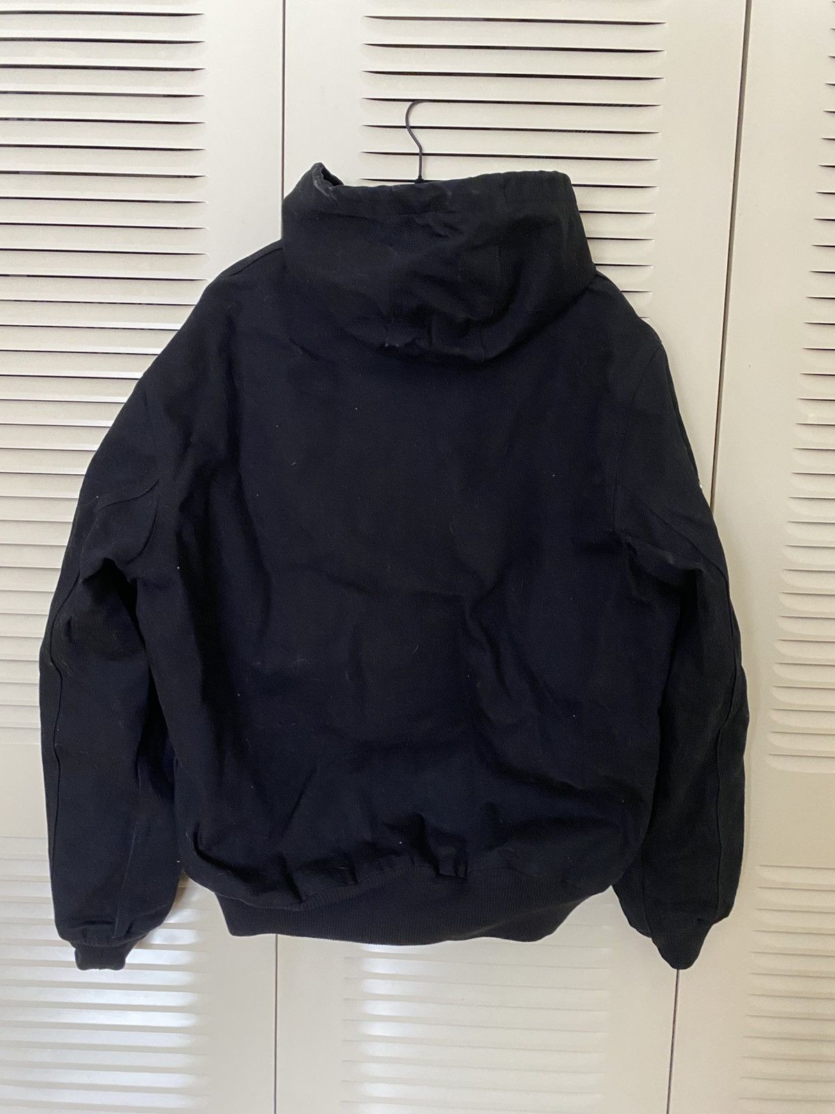 Carhartt Black Carhartt Zip Up Active Jacket Hoodie Canvas Y2K Work Size US L / EU 52-54 / 3 - 5 Thumbnail