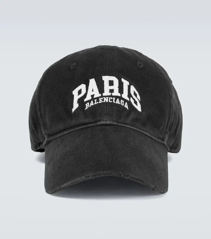 Balenciaga o1s1wg110126 Size: S / Cities Paris Hat / Cap in Black Size ONE SIZE - 1 Thumbnail