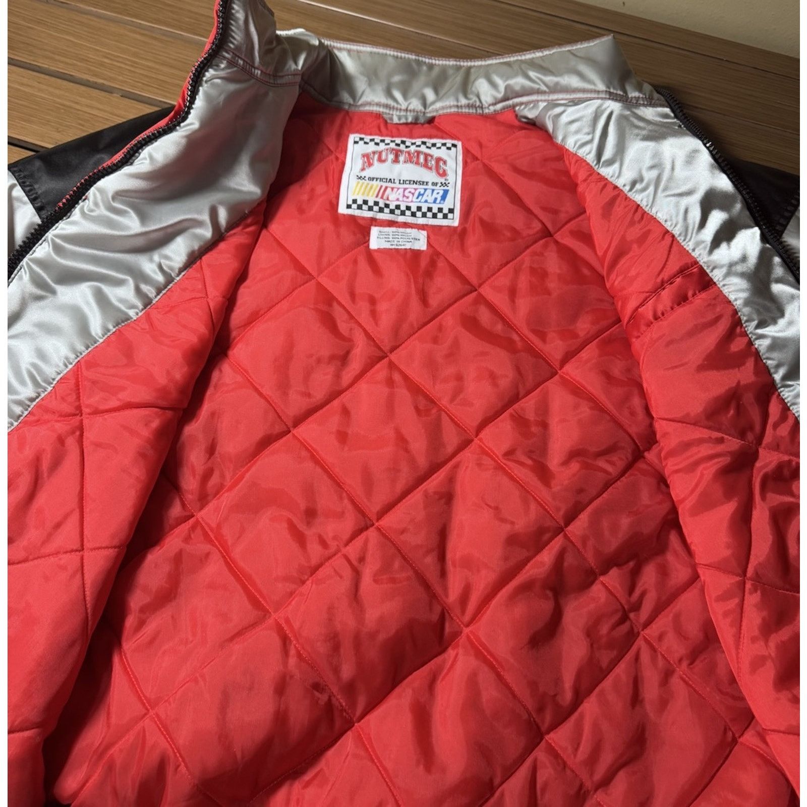 Nutmeg Vintage Nutmeg NASCAR Dale Earnhardt #3 Puffer Jacket Large Size US L / EU 52-54 / 3 - 6 Thumbnail