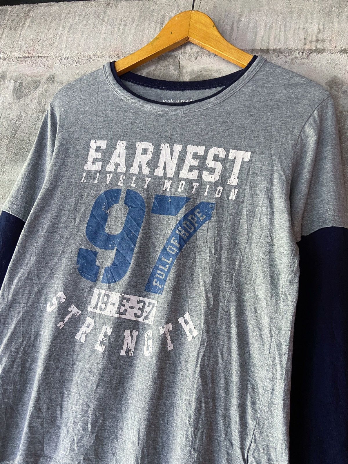 Beauty Beast × Hysteric Glamour × Japanese Brand EARNEST LIVELY MOTION STRENGTH DOUBLE LAYER LONG SLEEVE Size US S / EU 44-46 / 1 - 3 Thumbnail