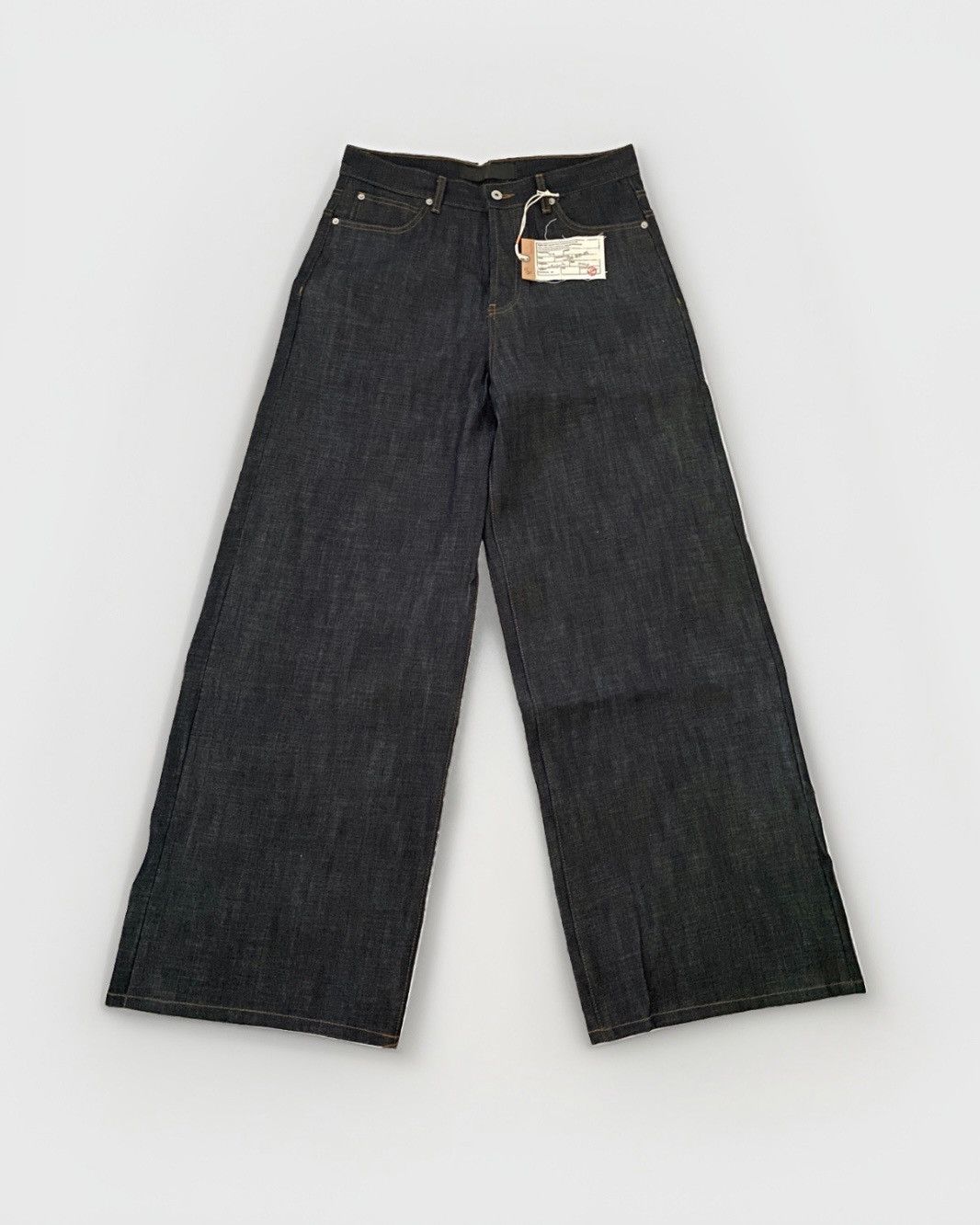 No Faith Studios No Faith Studios Raw Denim Japanese Ultra Loose Fit Blue M Size US 32 / EU 48 - 3 Thumbnail