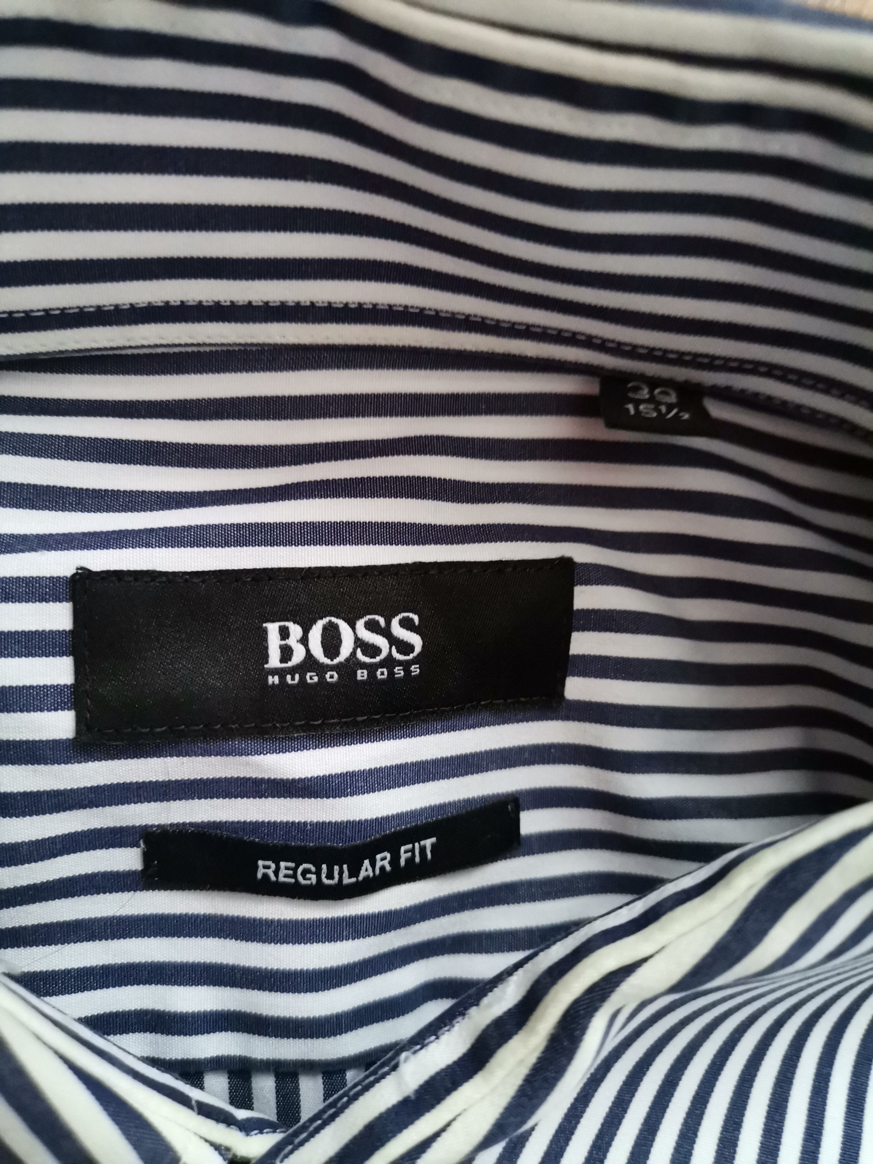 Hugo Boss Hugo Boss Striped Shirt Size US M / EU 48-50 / 2 - 2 Thumbnail
