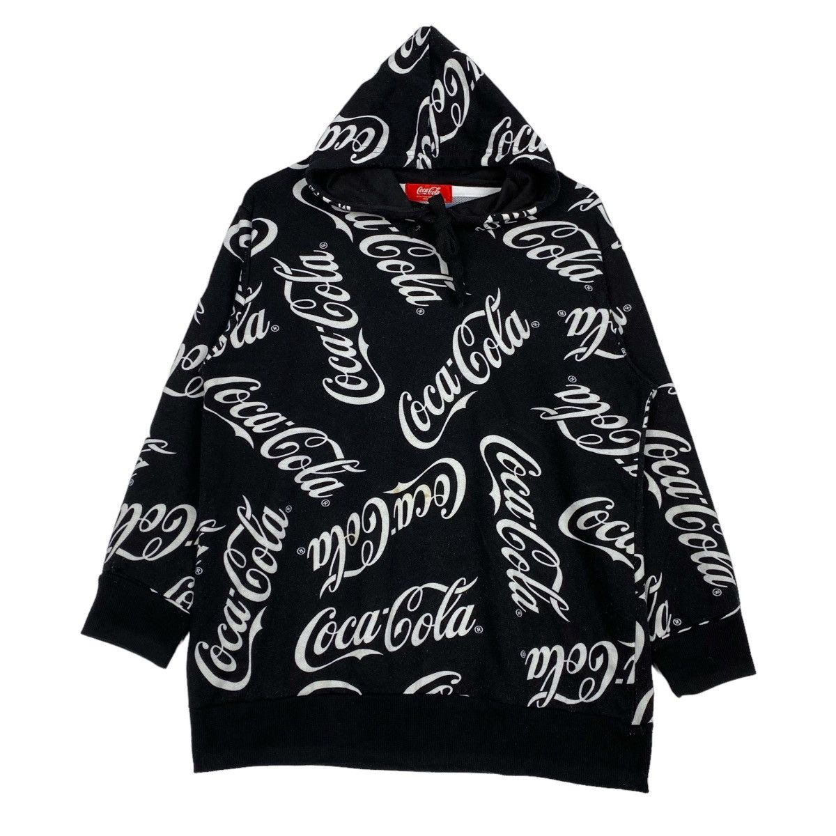Coca Cola × Vintage Vintage Coca Cola All Over Print Hoodie Size L Size US L / EU 52-54 / 3 - 1 Thumbnail