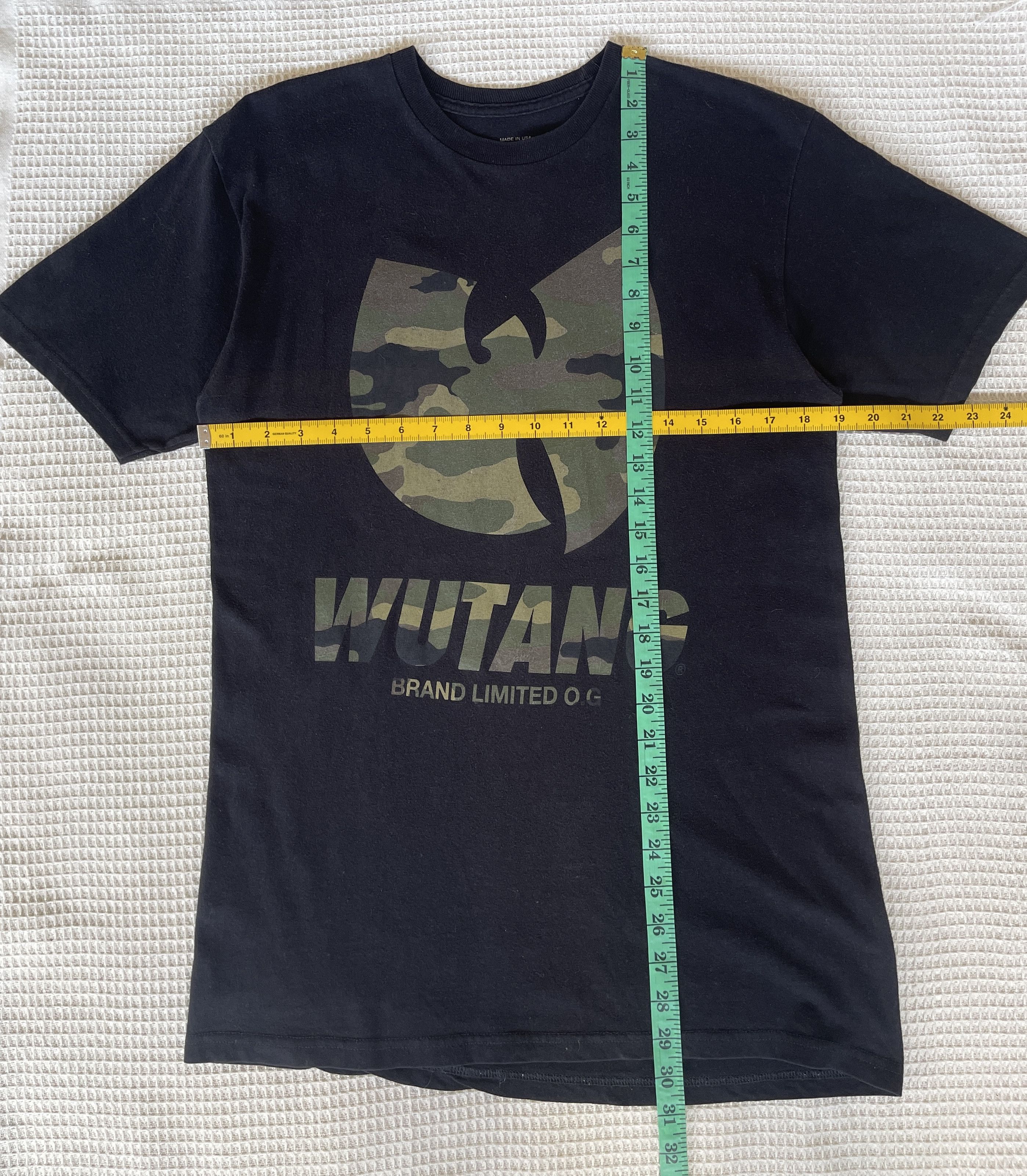 Wu-Tang Clan Vintage🔥Wu-Tang🔥Brand Limited O.G Big Logo Camo RapTees Size US M / EU 48-50 / 2 - 5 Thumbnail