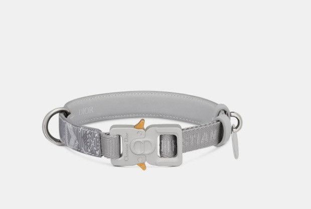 Dior o1w1db10425 4603PLC Size: OS / Pet Collar in Grey Size ONE SIZE - 1 Thumbnail