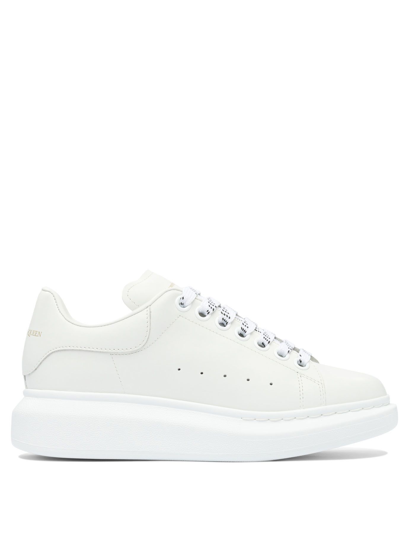 Alexander McQueen Leather Upper And Rubber Sole Sneaker Size US 8.5 / IT 38.5 - 1 Thumbnail