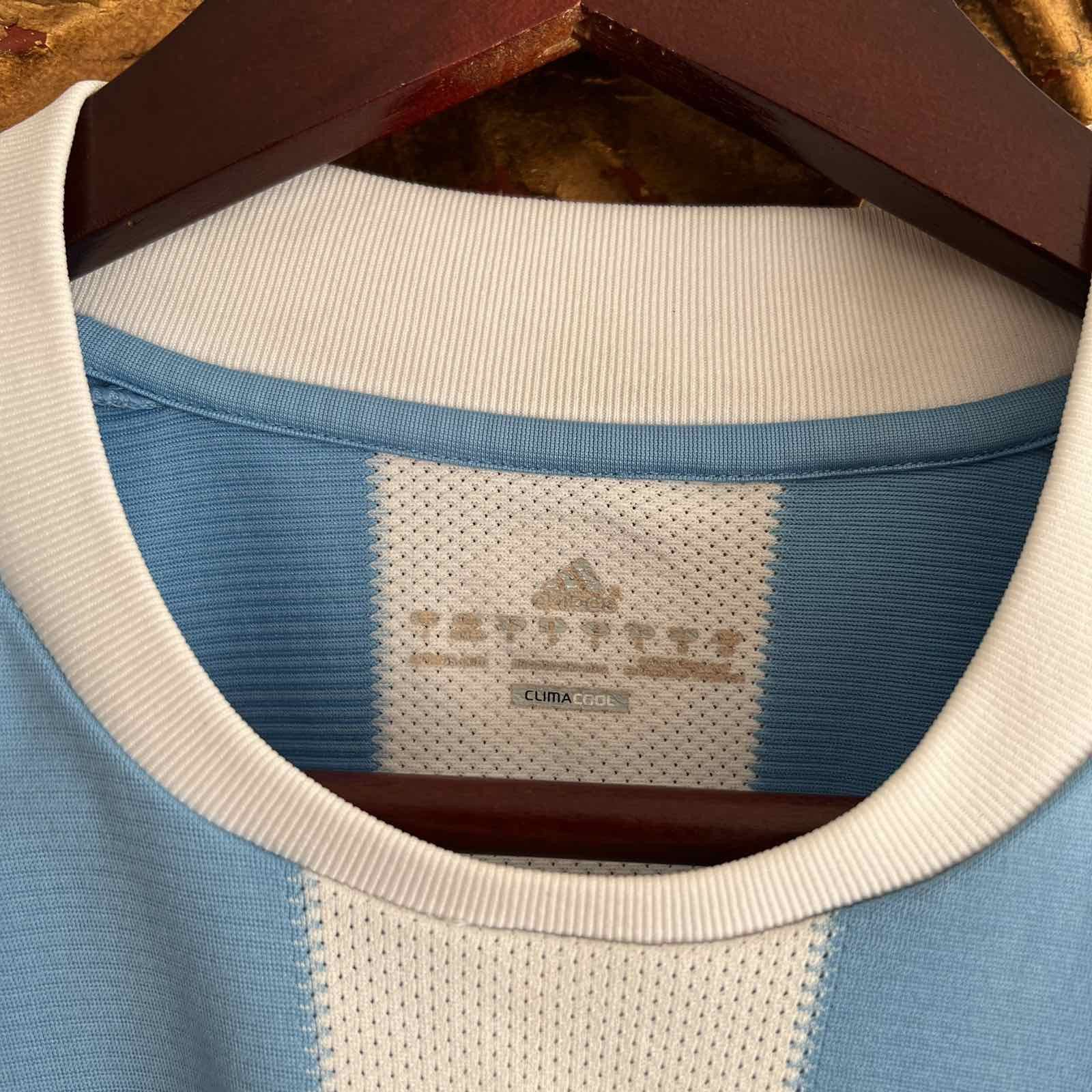 Adidas Vintage Argentina Adidas Soccer Jersey FIFA Size US S / EU 44-46 / 1 - 6 Thumbnail