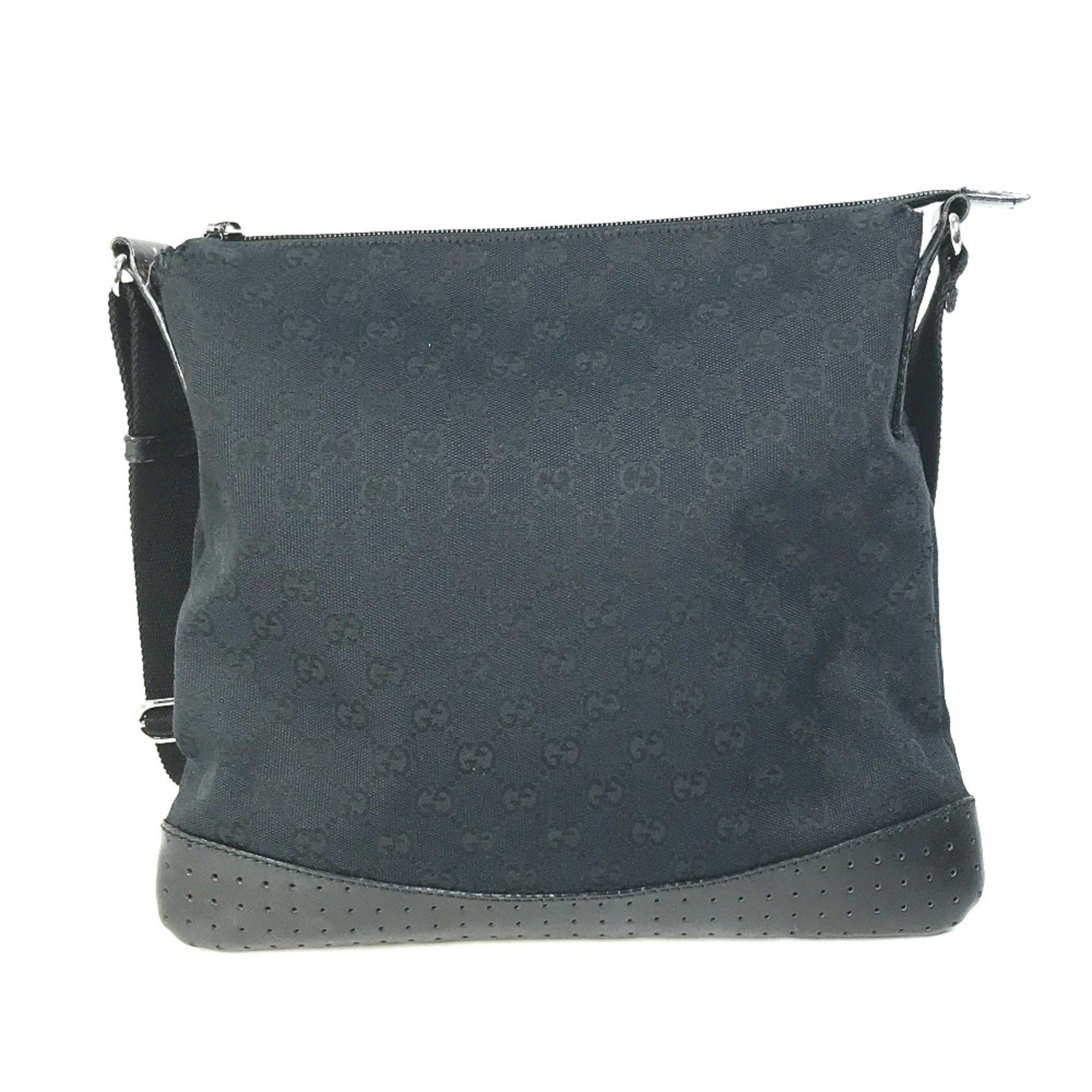 Gucci Gucci 145857 GG Bag Shoulder Bag Black Size ONE SIZE - 1 Thumbnail