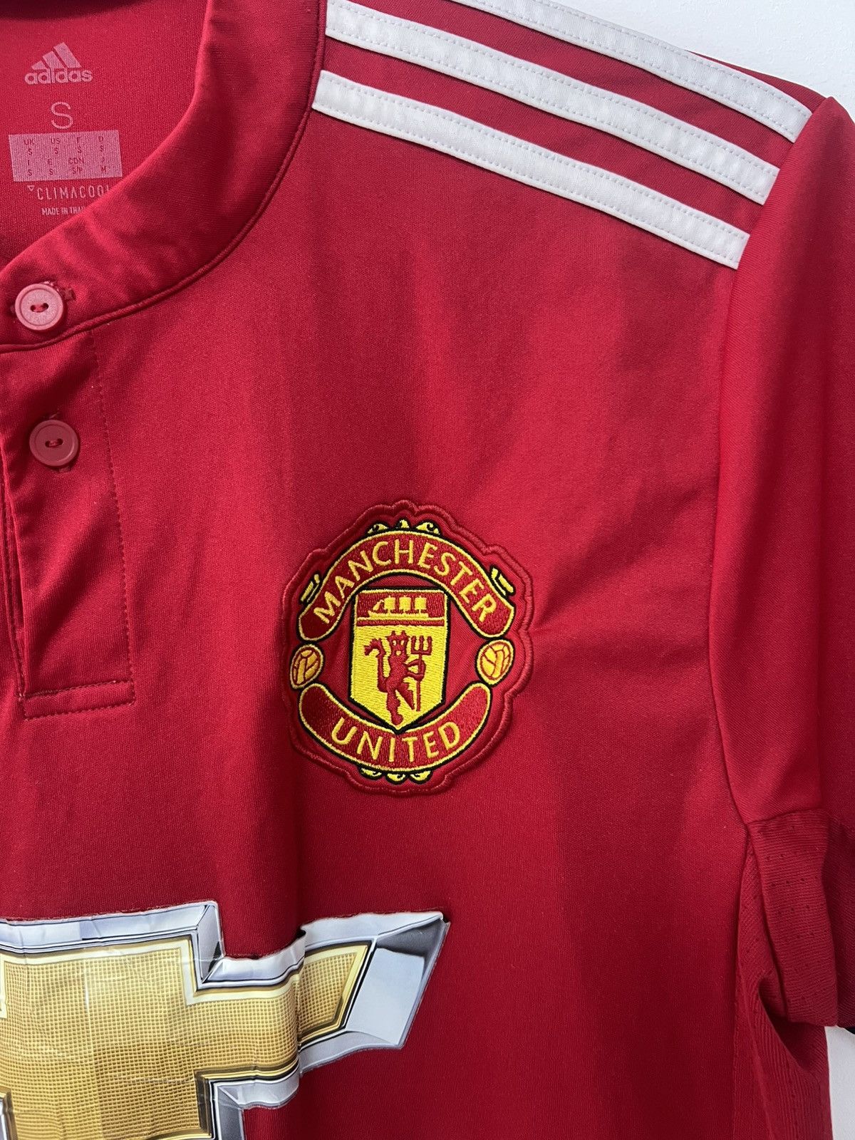 Adidas × Vintage Manchester United 2017-18 Alexis #7 Jersey Soccer Shirt sz S Size US XS / EU 42 / 0 - 17 Thumbnail