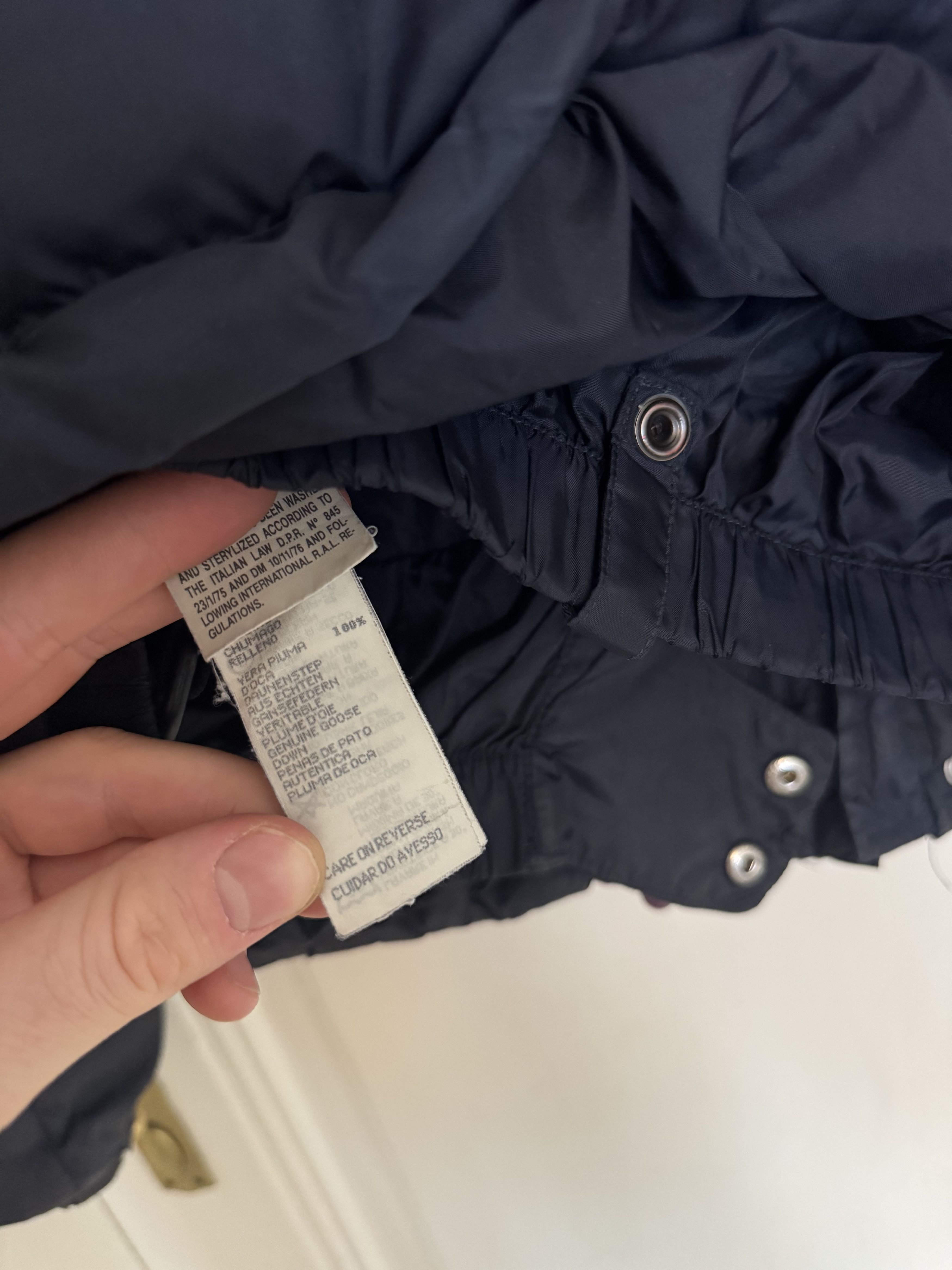 Armani Prive Armani Jeans Down Parka Bomber Navy Size US L / EU 52-54 / 3 - 7 Thumbnail