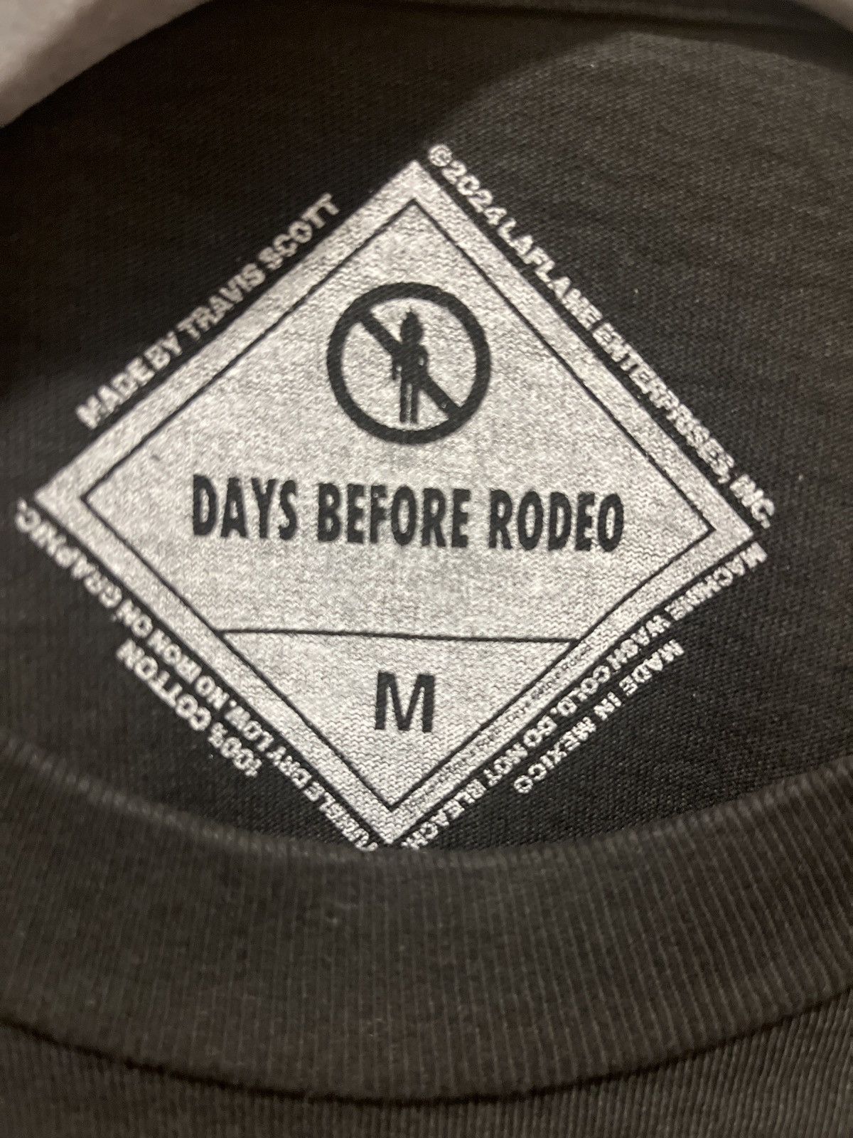 Travis Scott Travis Scott Days Before Rodeo Tee Size US M / EU 48-50 / 2 - 3 Thumbnail