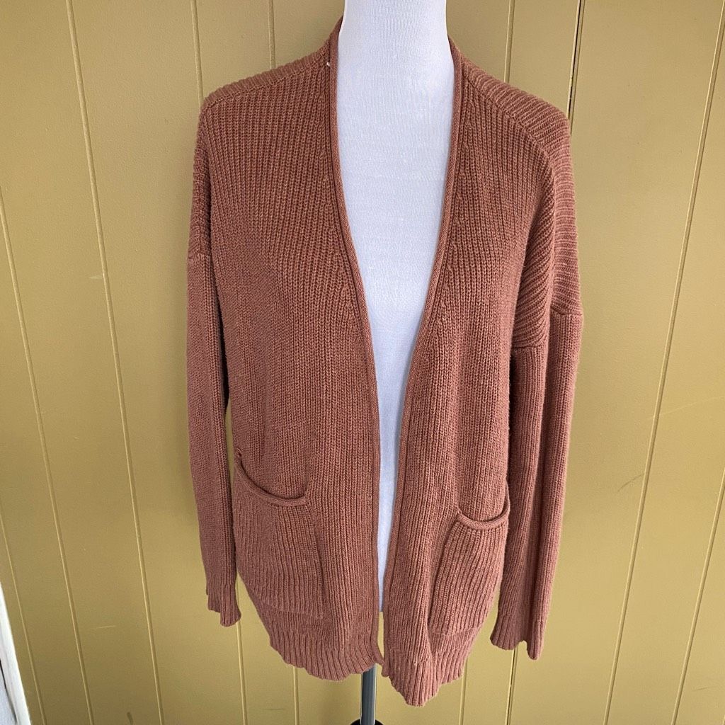 Other Universal thread women S open front cardigan w/pockets clay Size S / US 4 / IT 40 - 1 Thumbnail