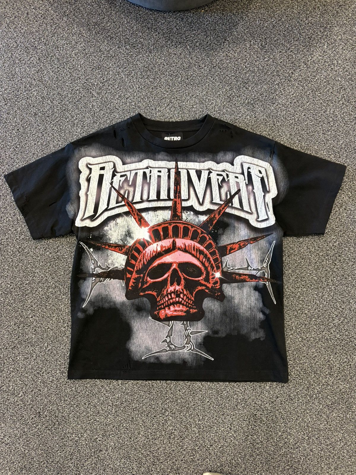 RETROVERT Retrovert Liberty Tee Black Size US XL / EU 56 / 4 - 1 Thumbnail