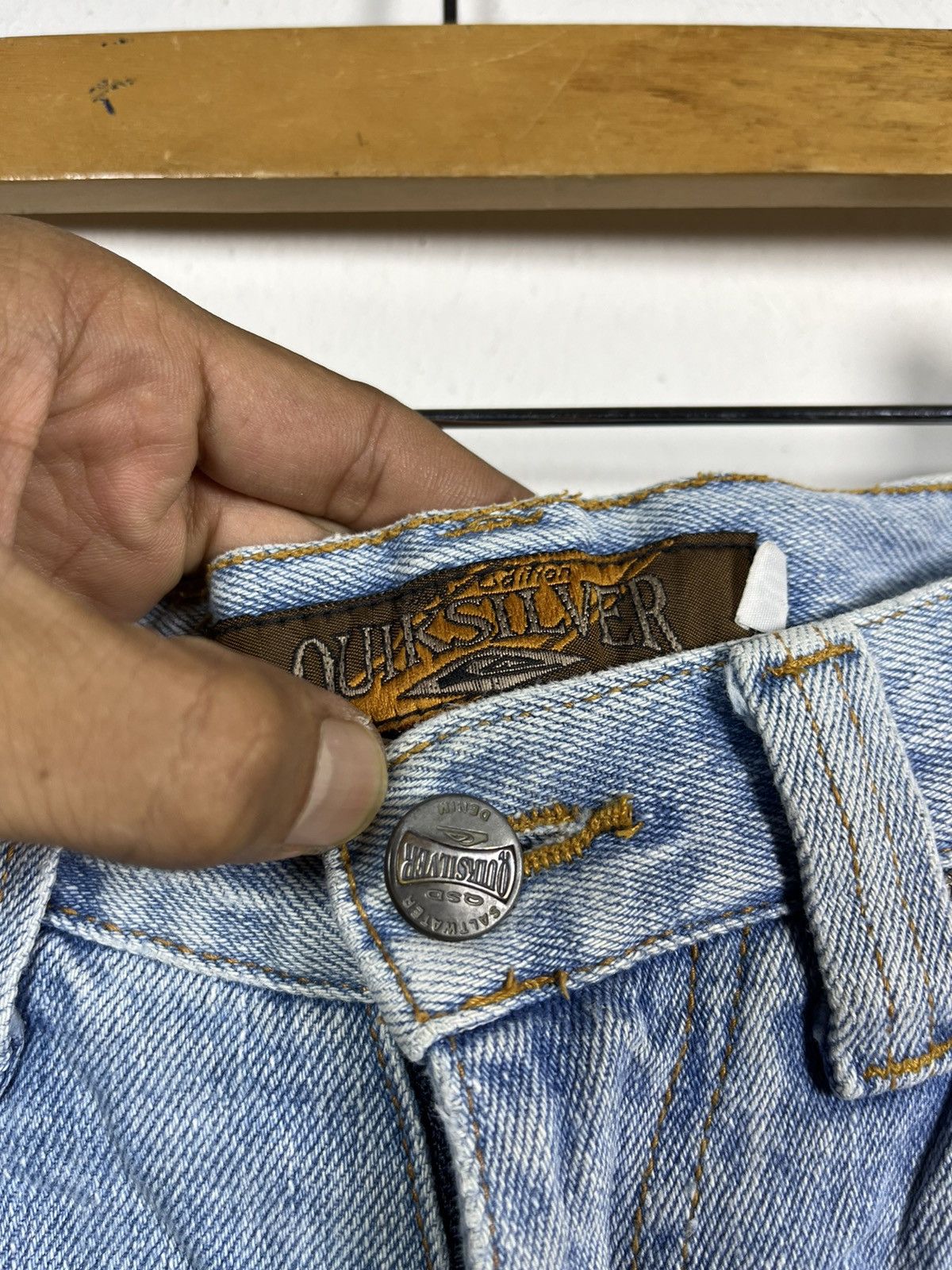 Quiksilver Vintage Shorts Pants Jeans Quiksilver 🏄‍♂️ Size US 30 / EU 46 - 4 Thumbnail