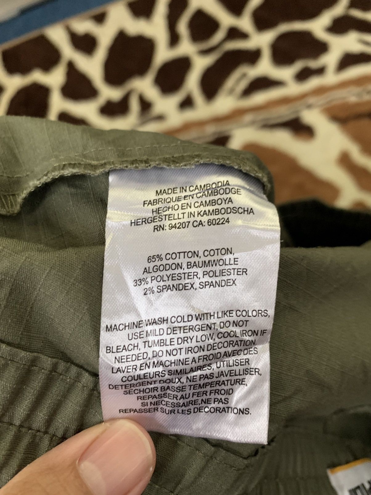 Caterpillar LAST DROP#Caterpillar Cargo Shortpants Size US 33 - 4 Thumbnail