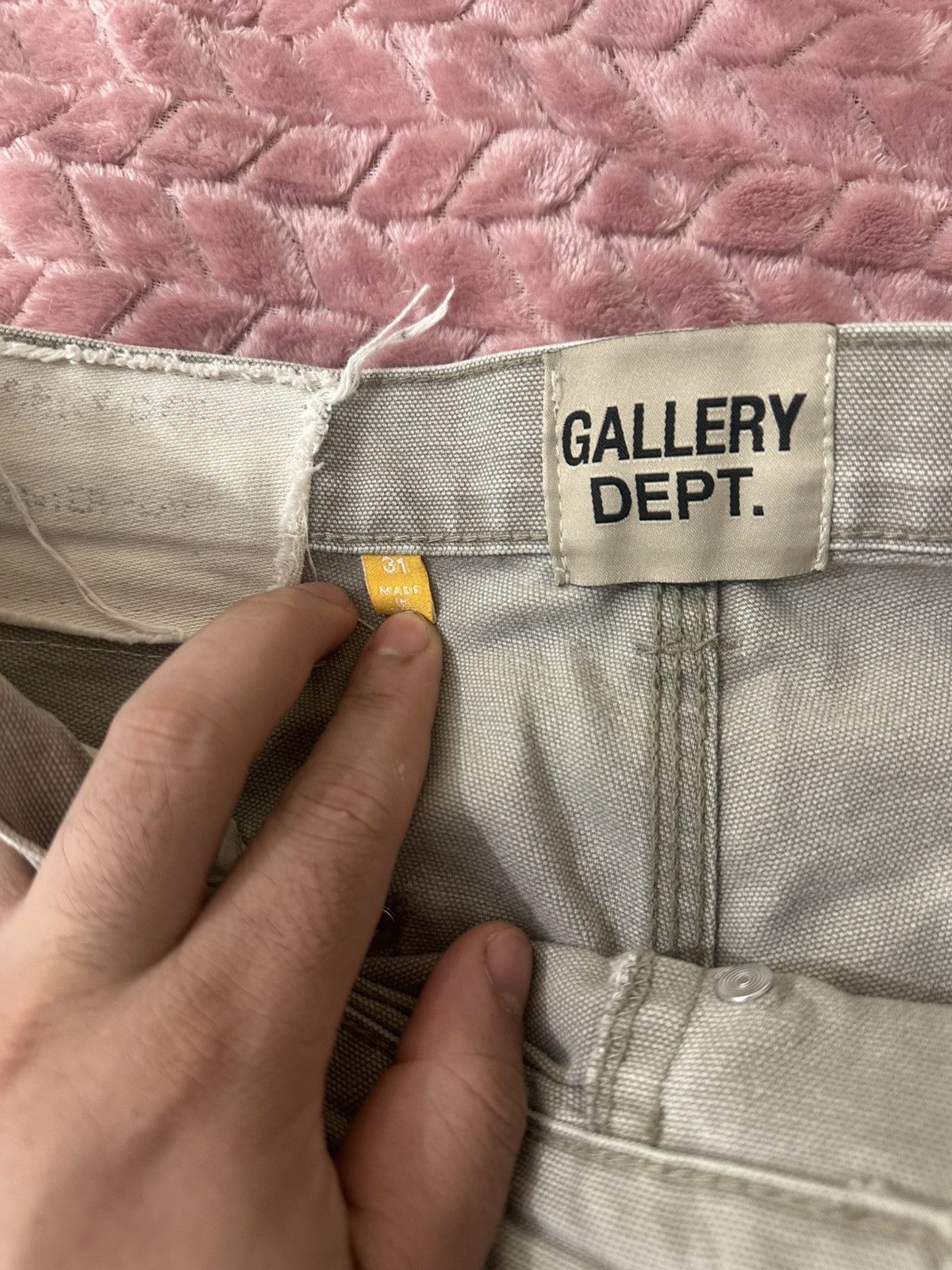 Gallery Dept. Gallery dept la flare carpenter pants cement grey Size US 31 - 13 Thumbnail
